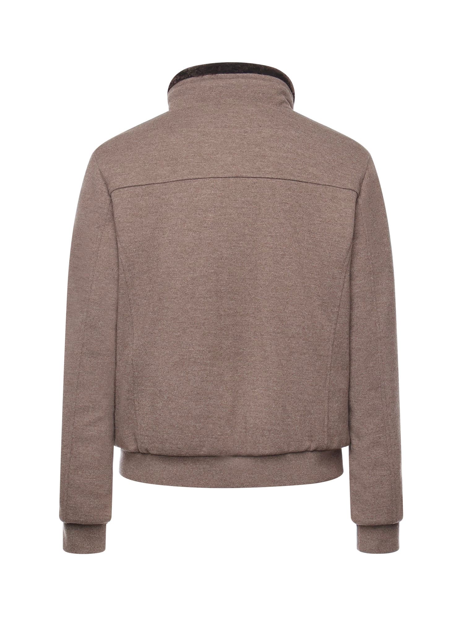 Moorer Boudin Quilted Goose Down Padded Bomber Jacket In Neutral