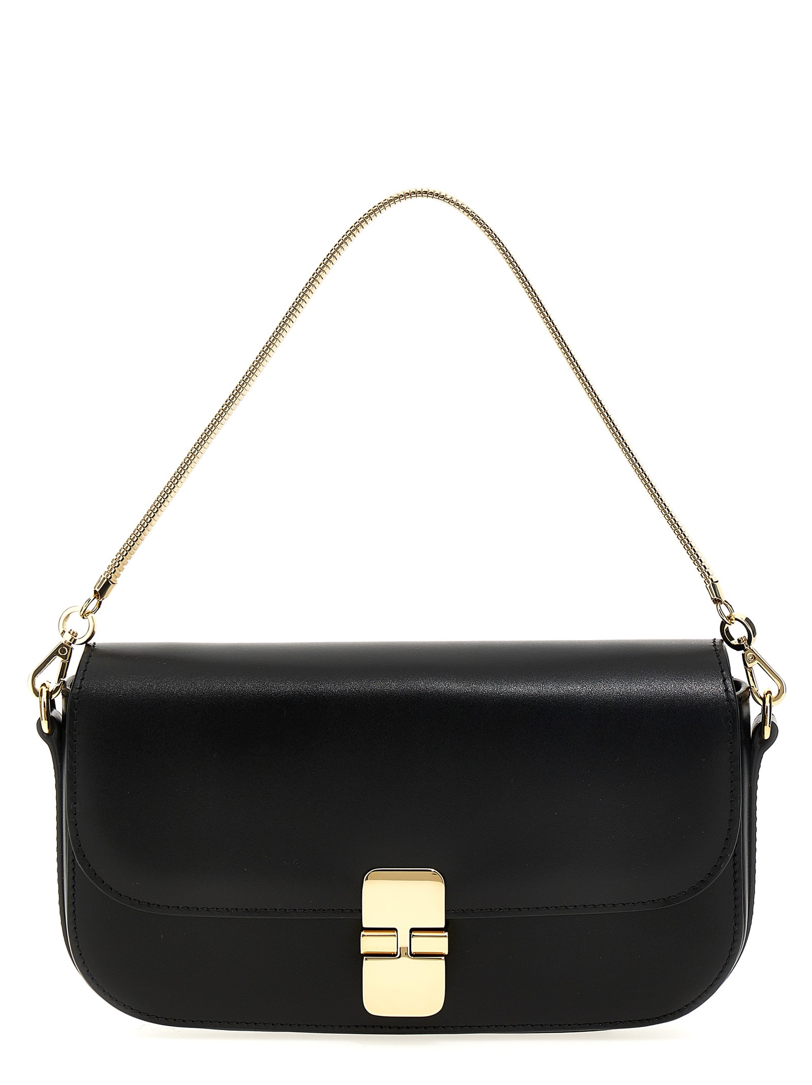 Shop Apc Grace Chaine Clutch In Black