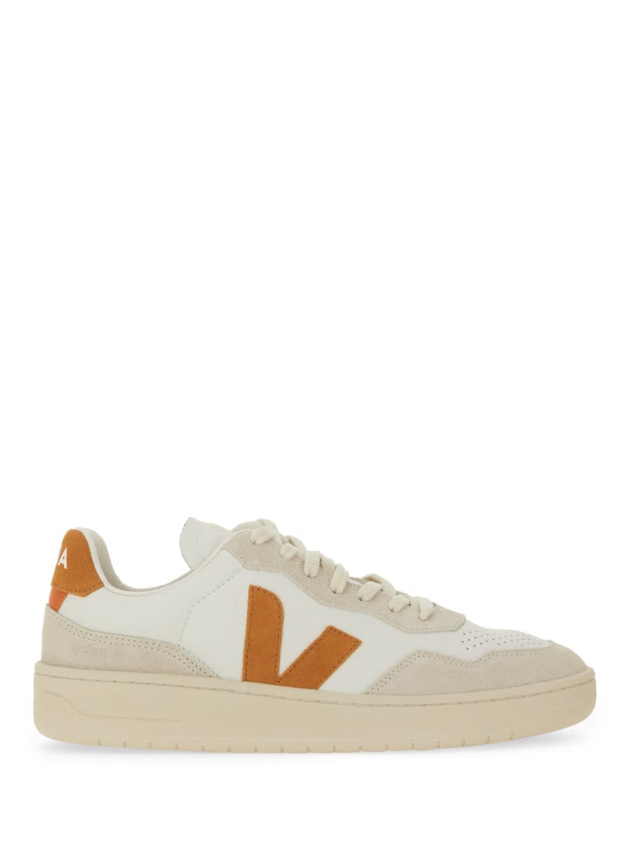 Shop Veja Sneaker V-90 In White