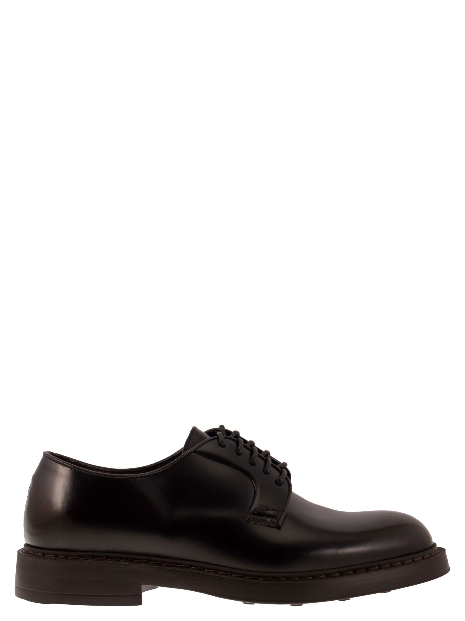 Leather Derby Lace-up