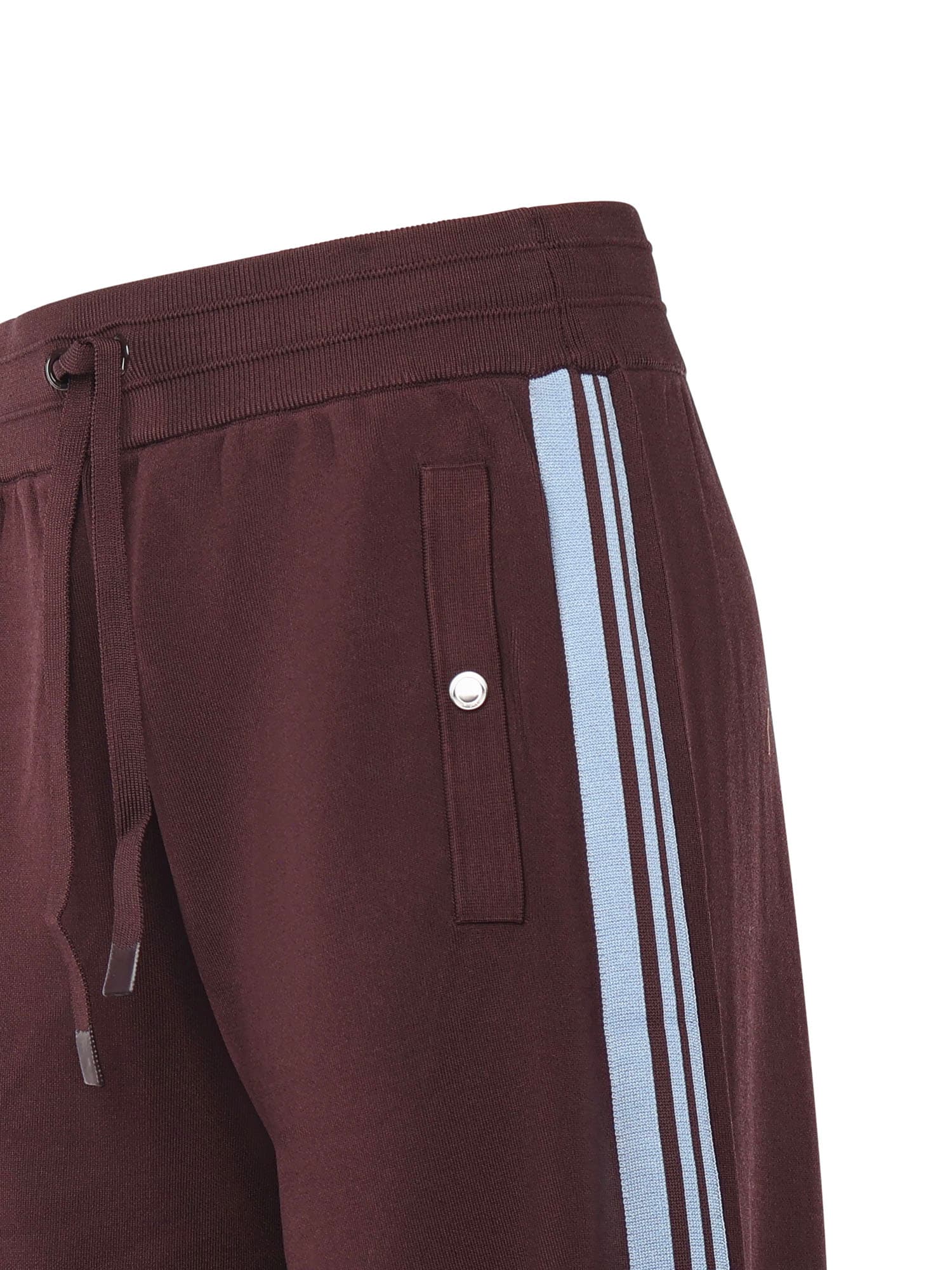 Pinko Track Pants With Love Birds Logo In Burgundy