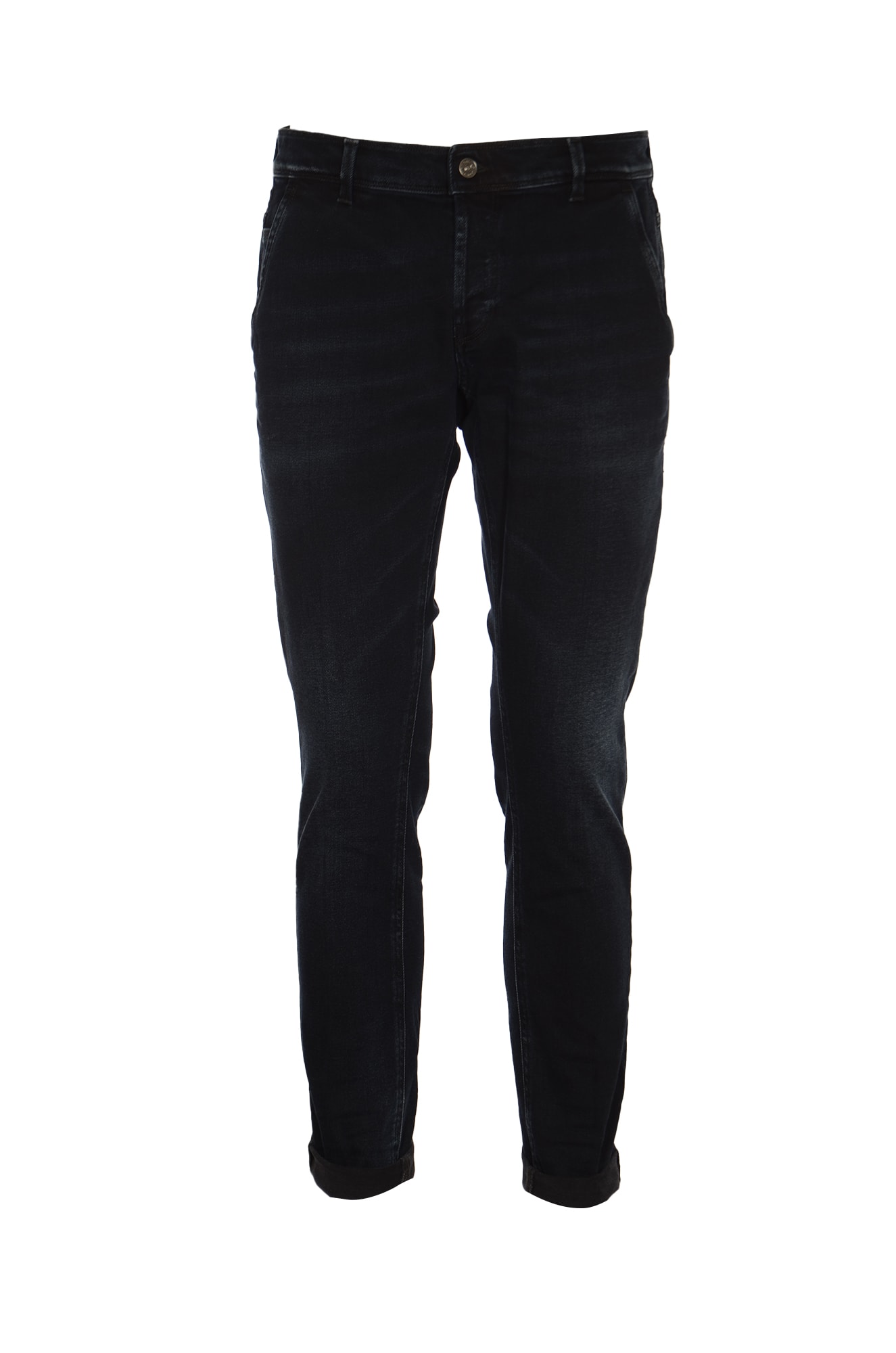 DONDUP BUTTON-FITTED JEANS