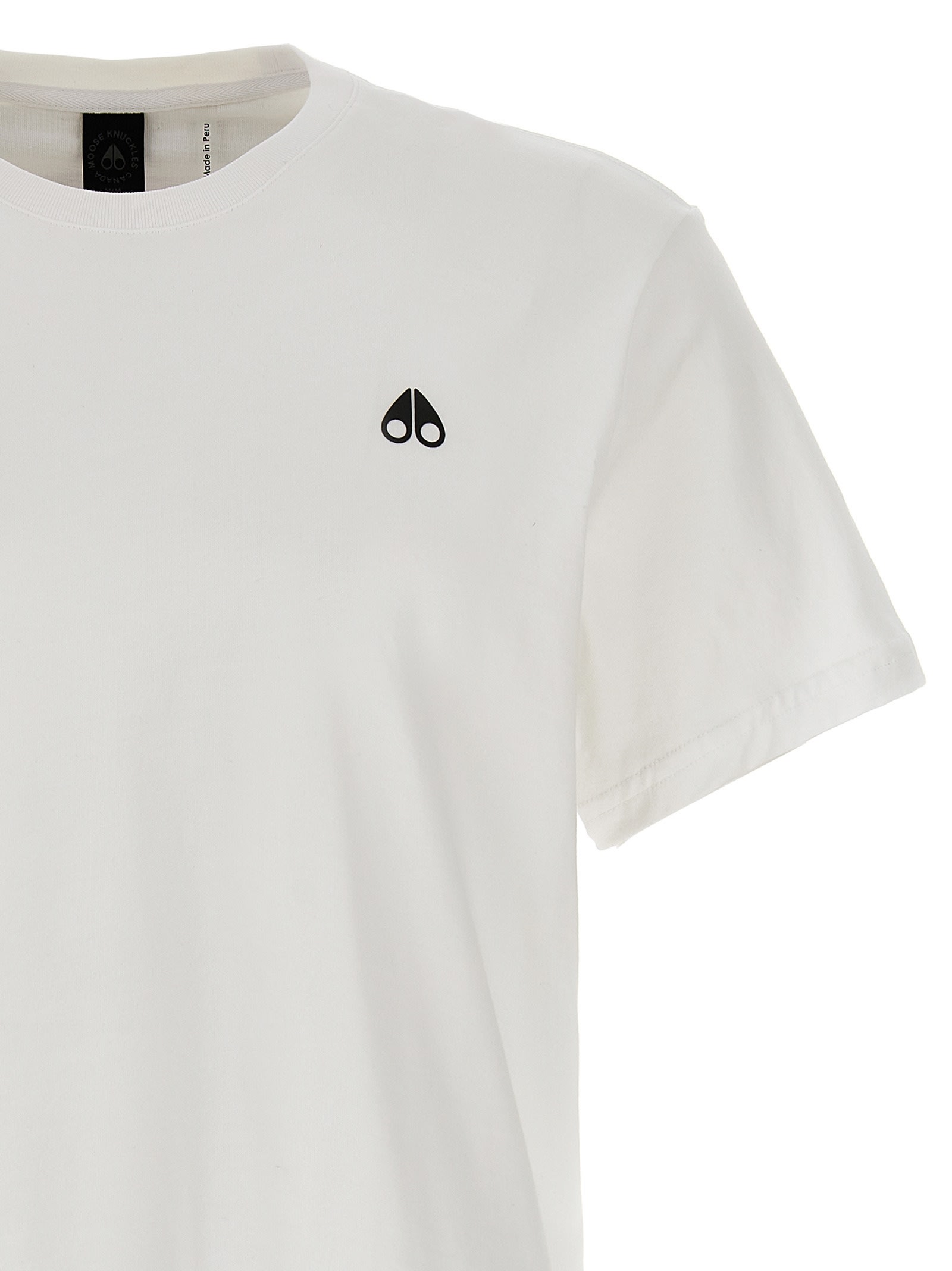 Shop Moose Knuckles Satellite T-shirt In White