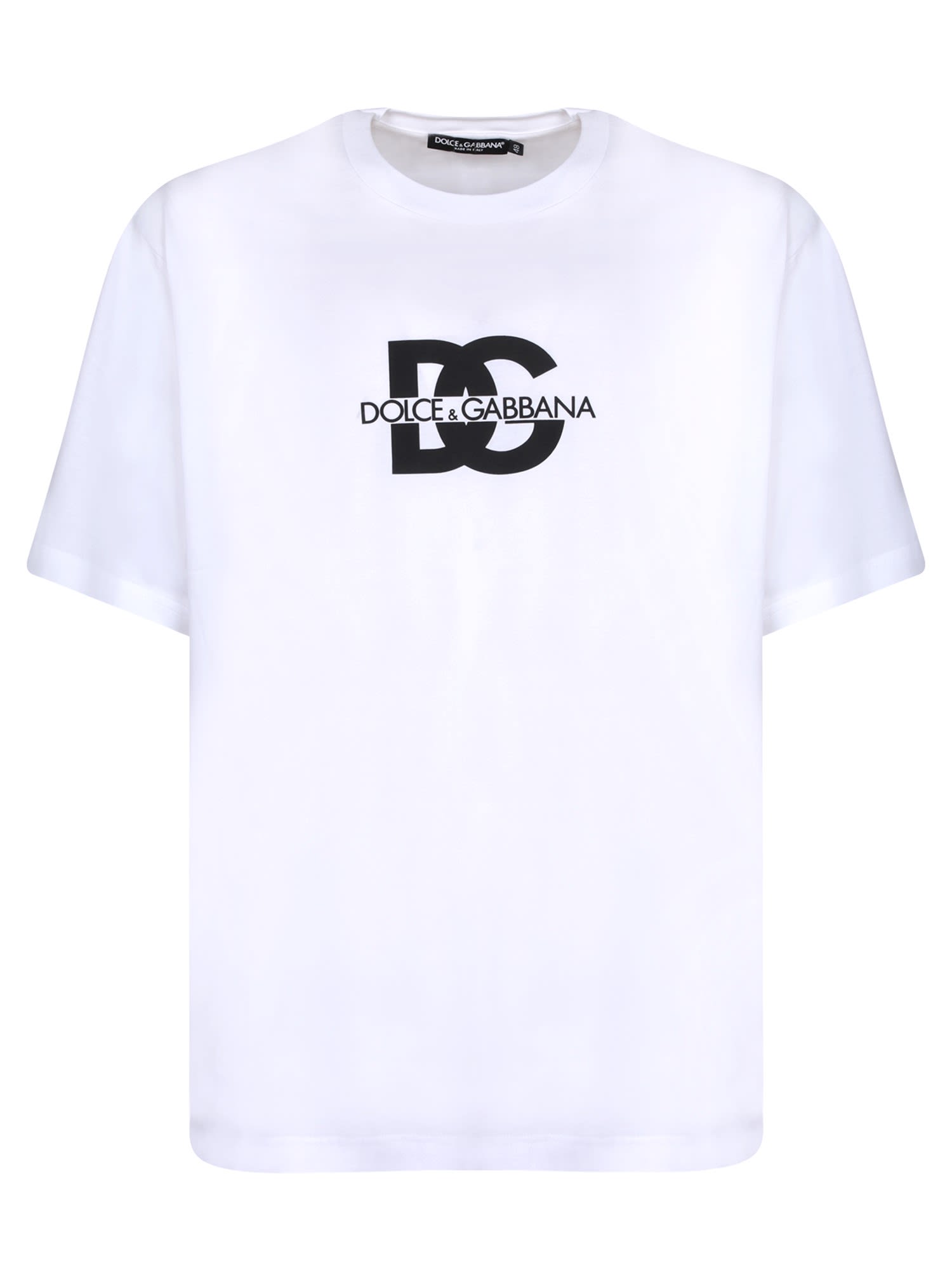 Shop Dolce & Gabbana Dg Logo White T-shirt