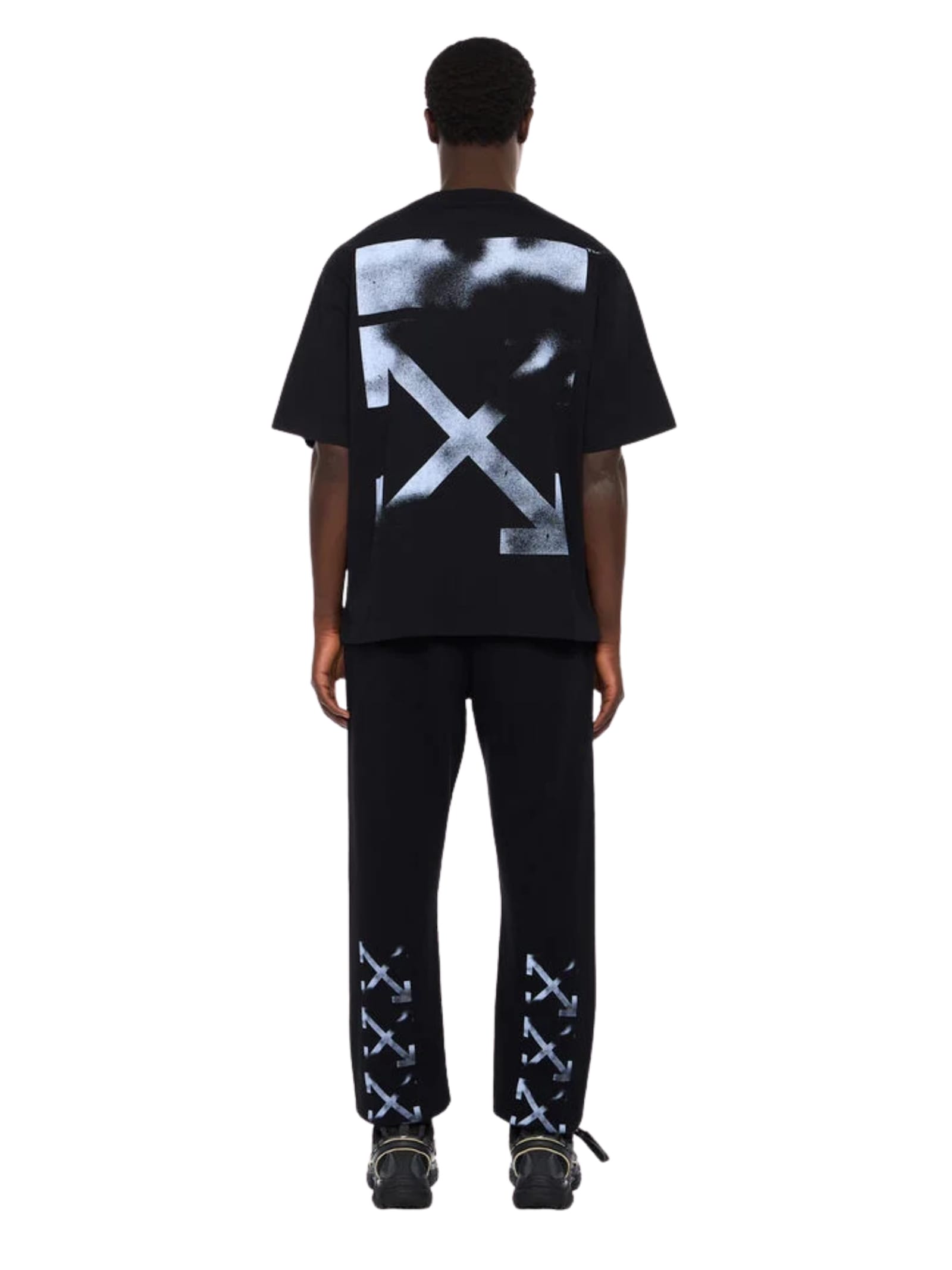 Off-white Arrow Motif T-shirt In Black