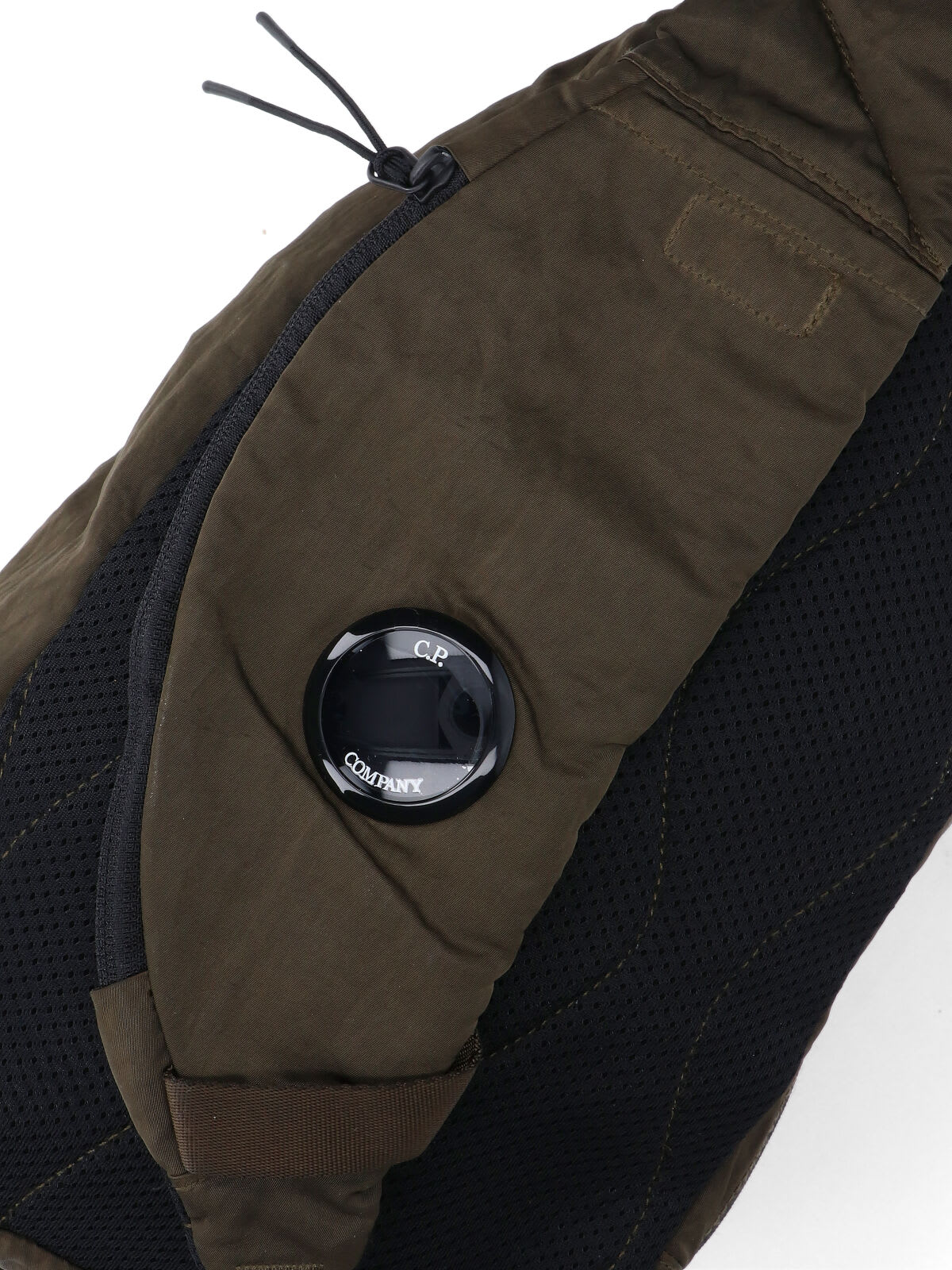C.p. Company One-shoulder Logo Backpack In Green