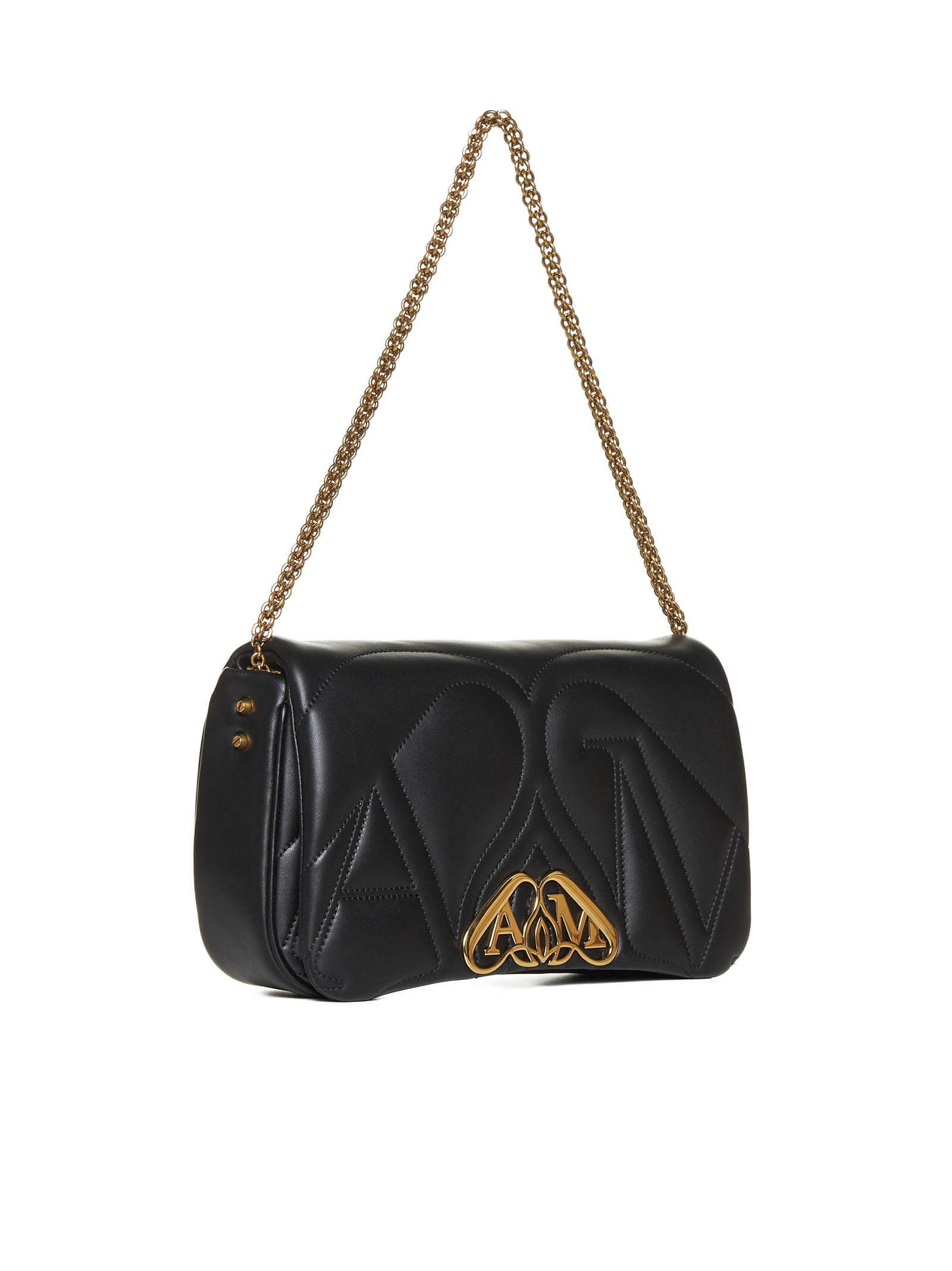 Alexander Mcqueen The Seal Bag In Black