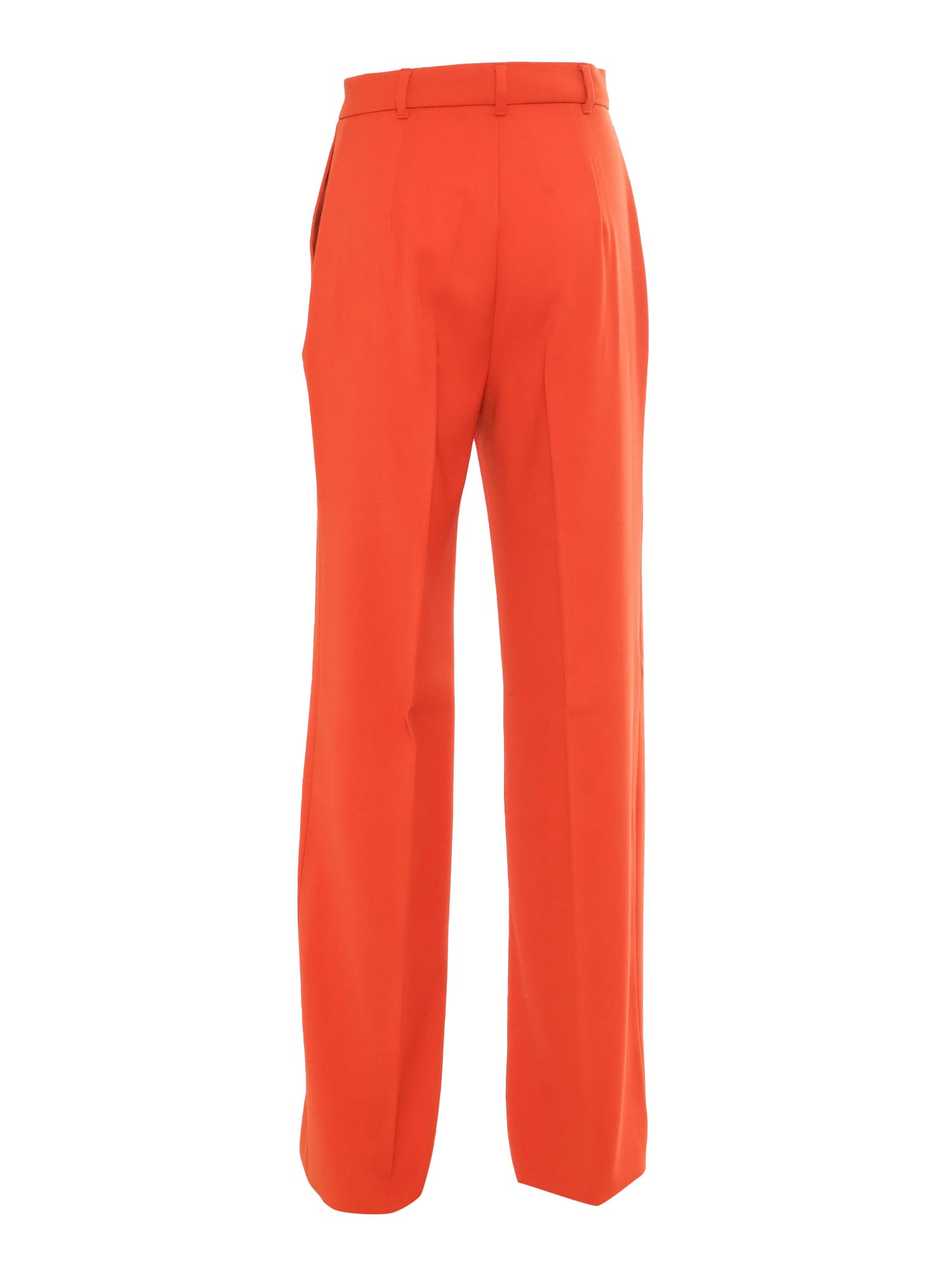 Shop Max Mara Quasar Orange Long Trouser