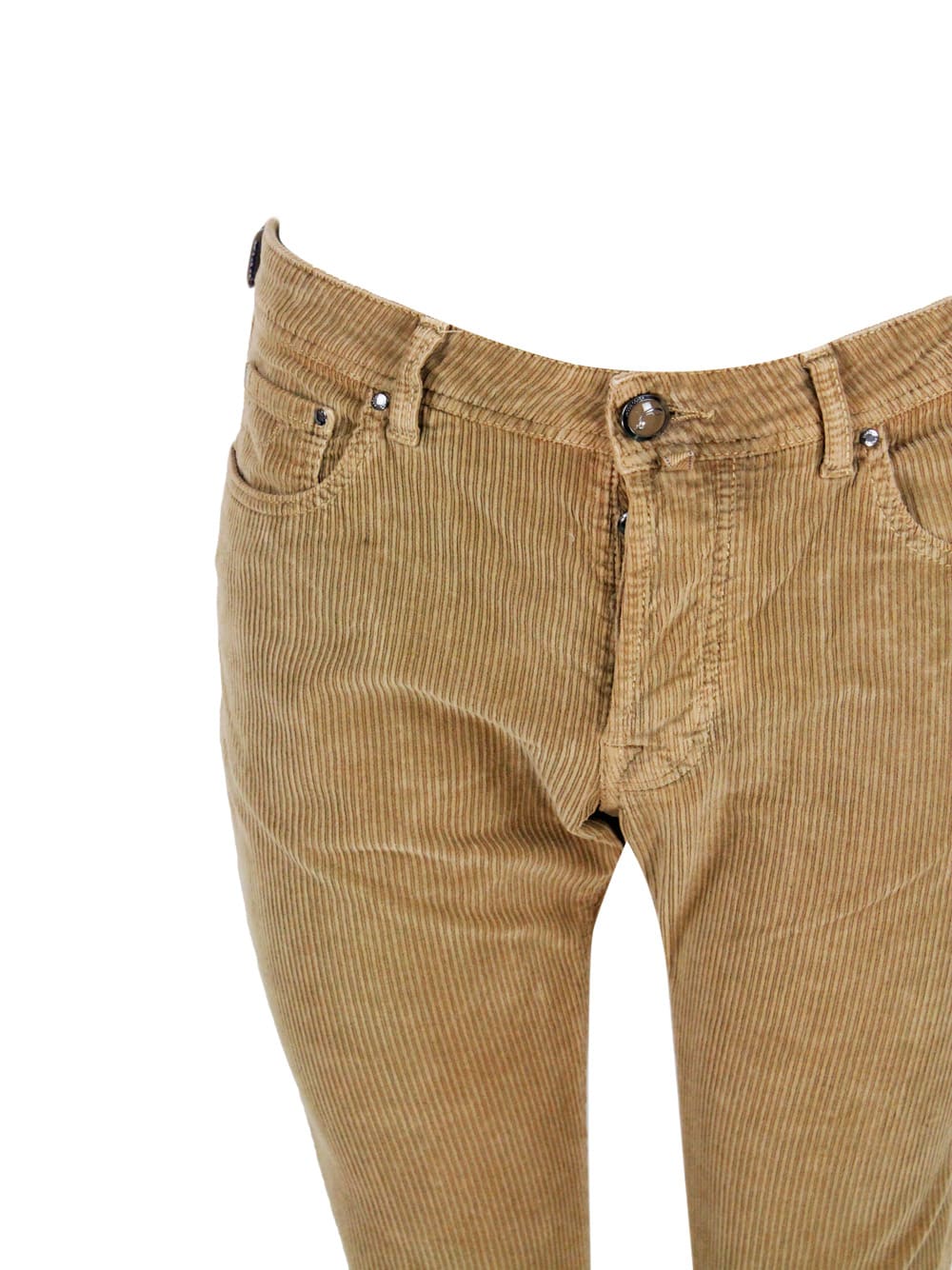 Shop Jacob Cohen Pants In Brown