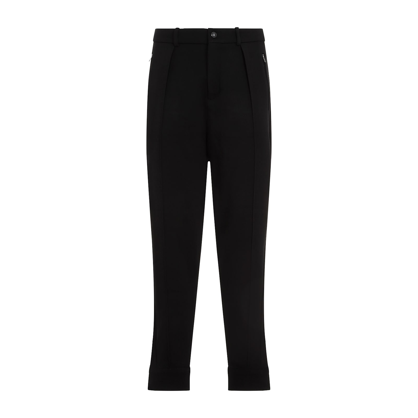 Shop Ralph Lauren Pintuck Jogger Pants In Classic Black