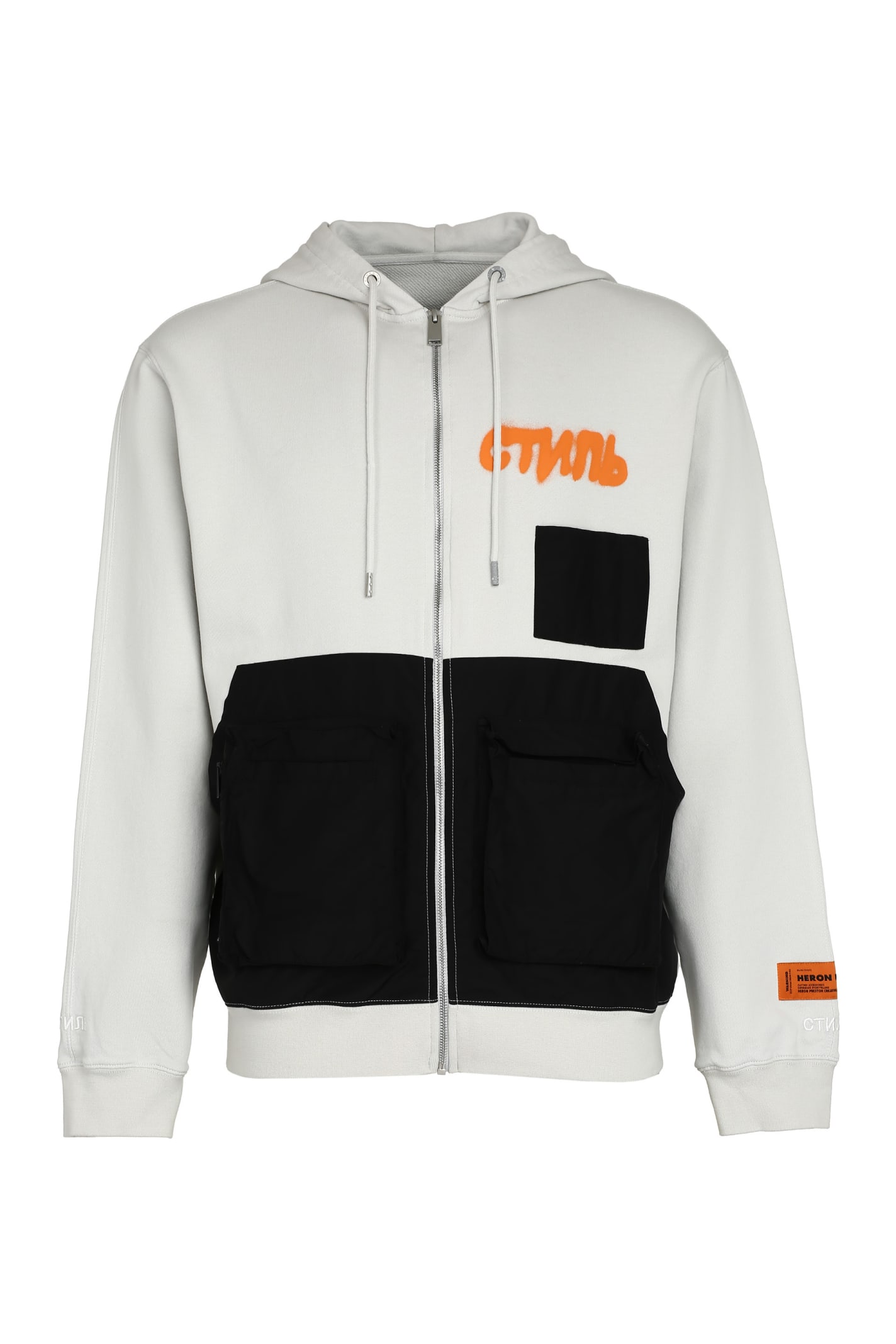 HERON PRESTON COTTON FULL ZIP HOODIE,HMBE003S20896027 0588