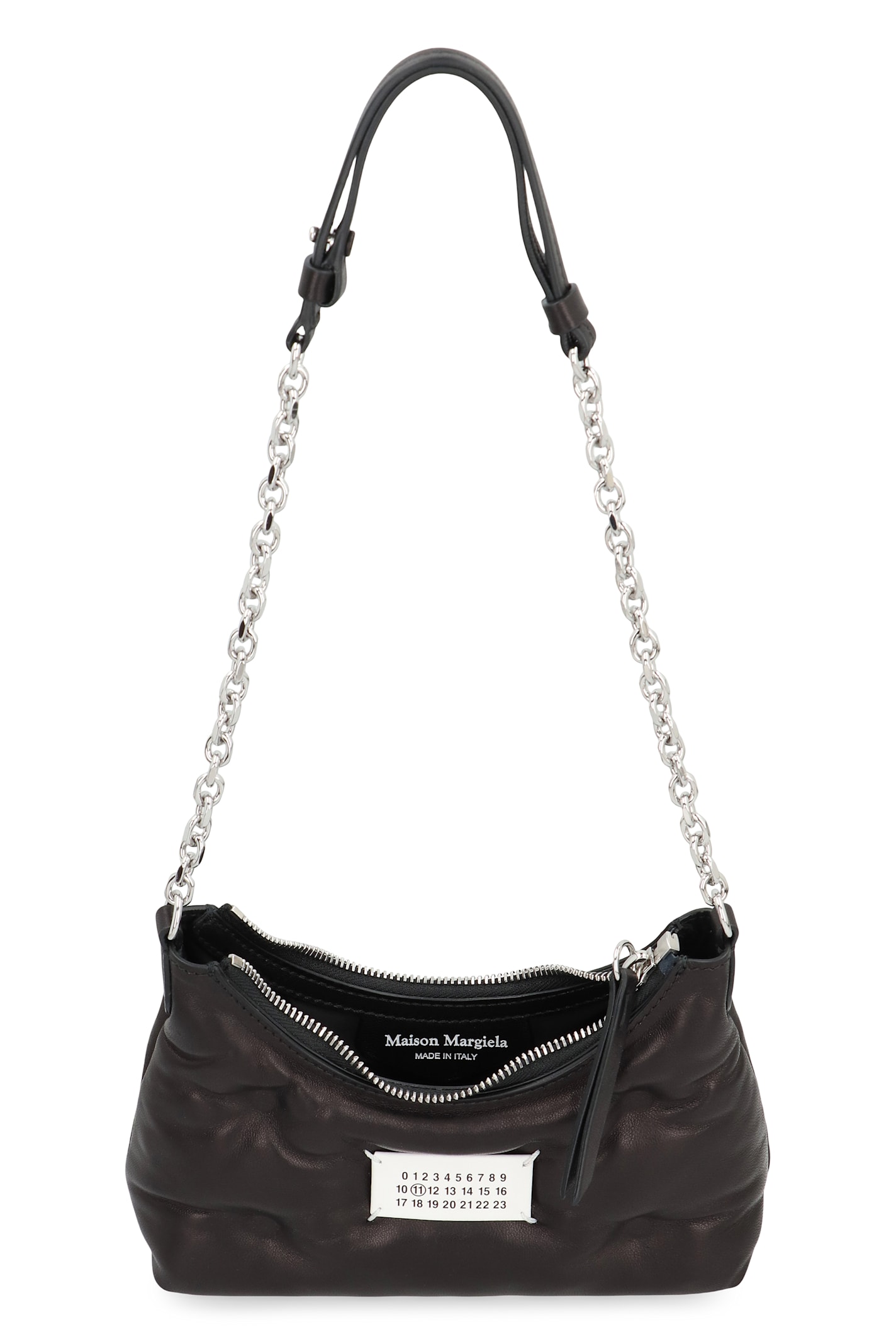 Maison Margiela Borsa Glam Slam Hobo Micro In Black