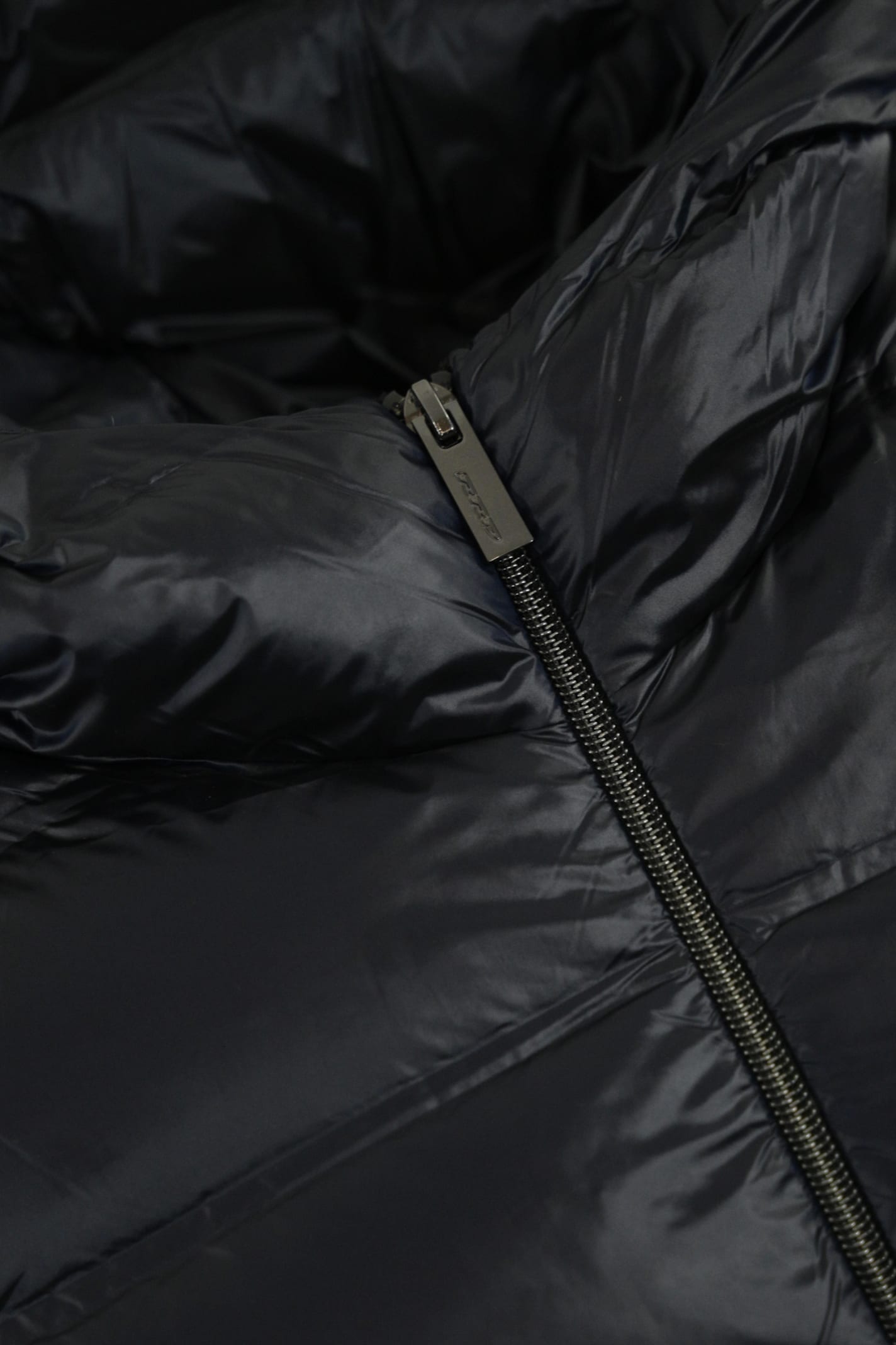 Rrd - Roberto Ricci Design Winter Duck Zip Soft Duck Down Jacket In Blue Black