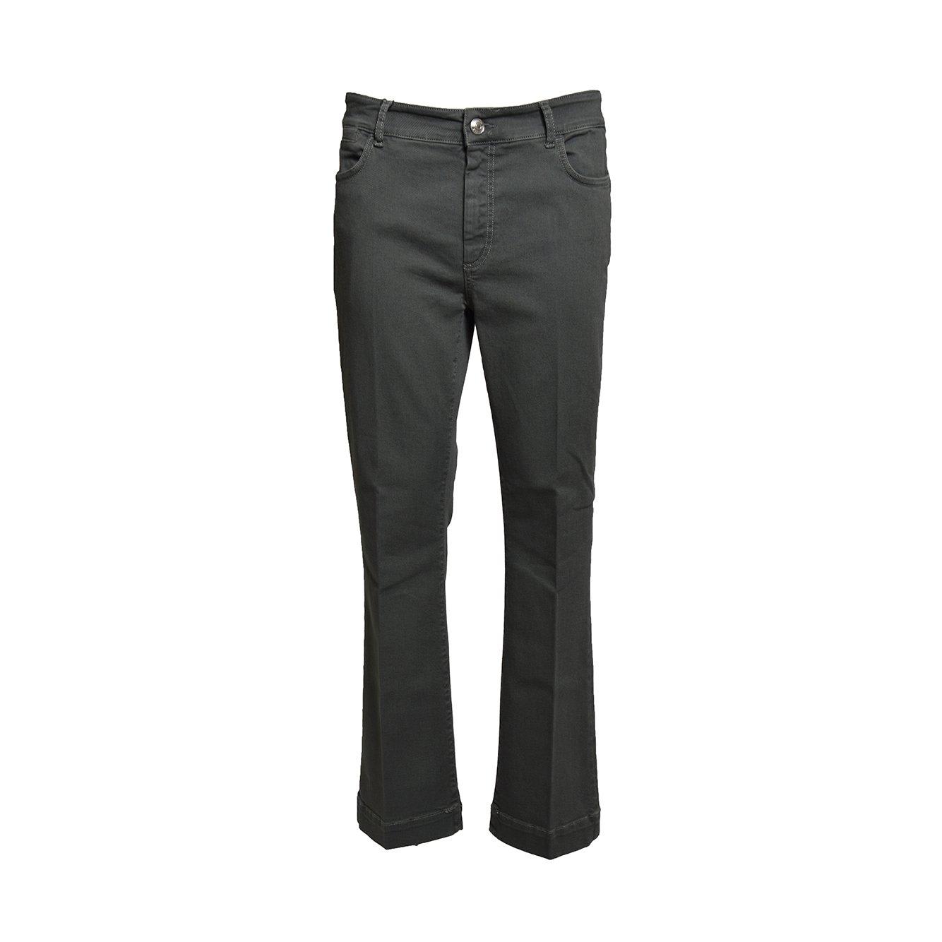 SPORTMAX NILLY BUTTON DETAILED STRAIGHT LEG JEANS 