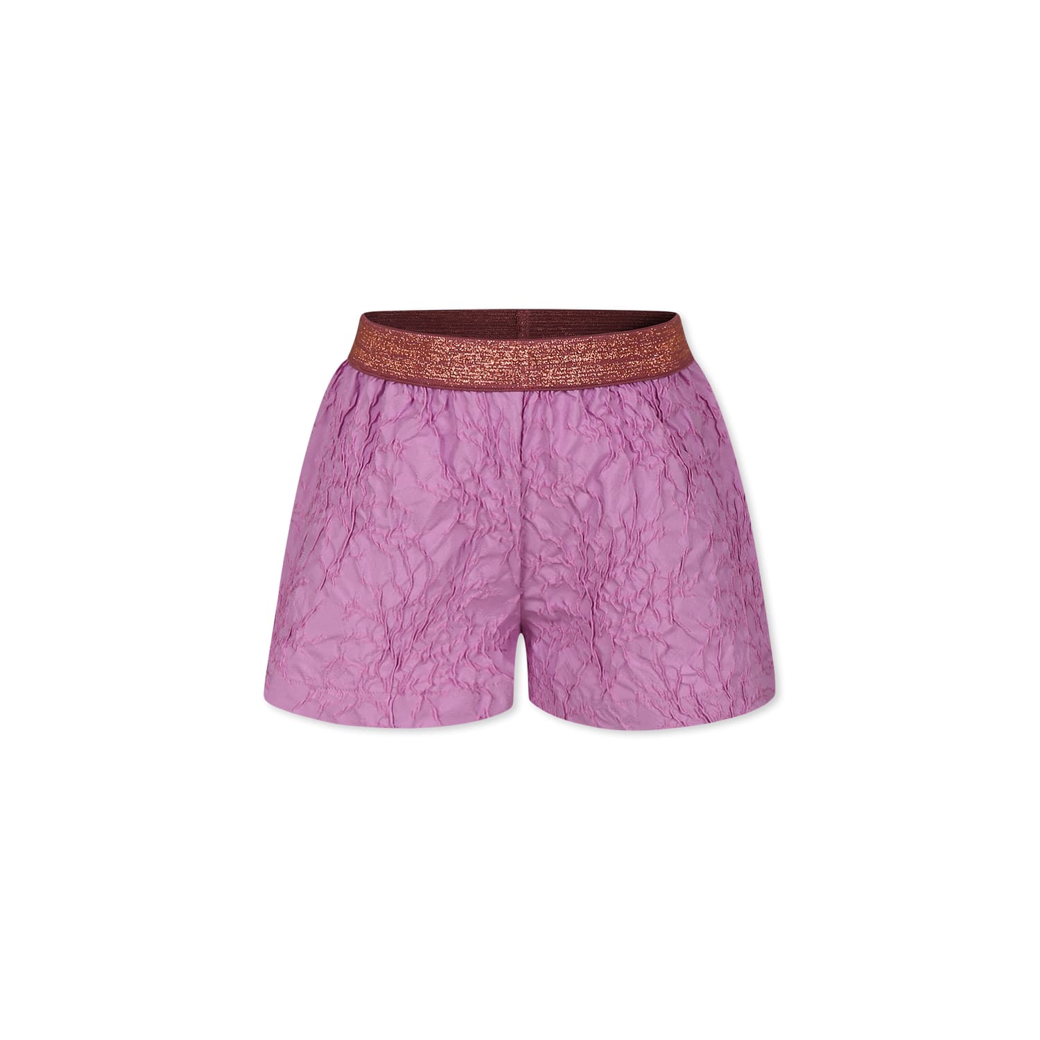 Caffe' D'orzo Purple Shorts For Girl In Violet