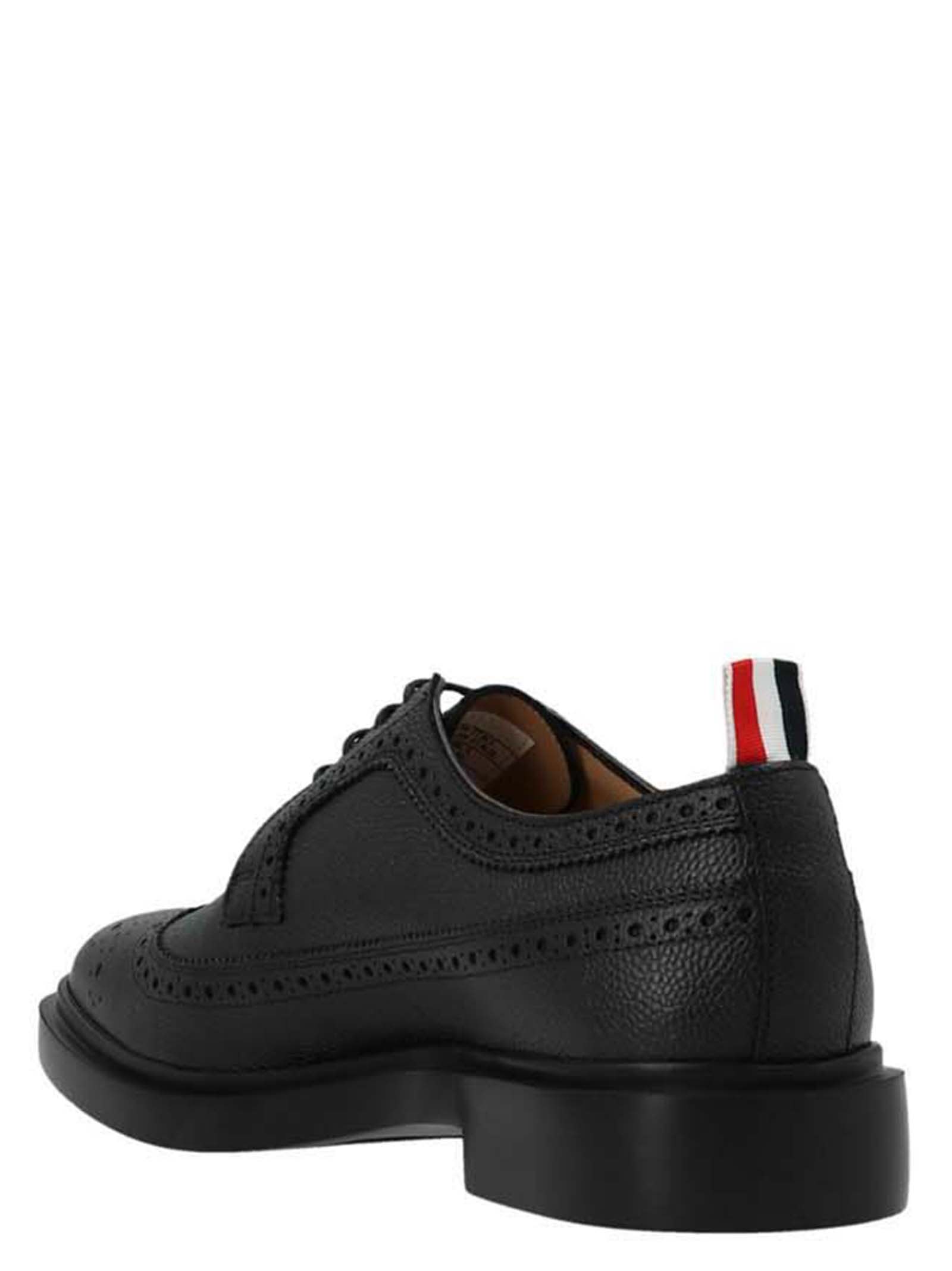 Shop Thom Browne Classic Longwing Brogues In Black