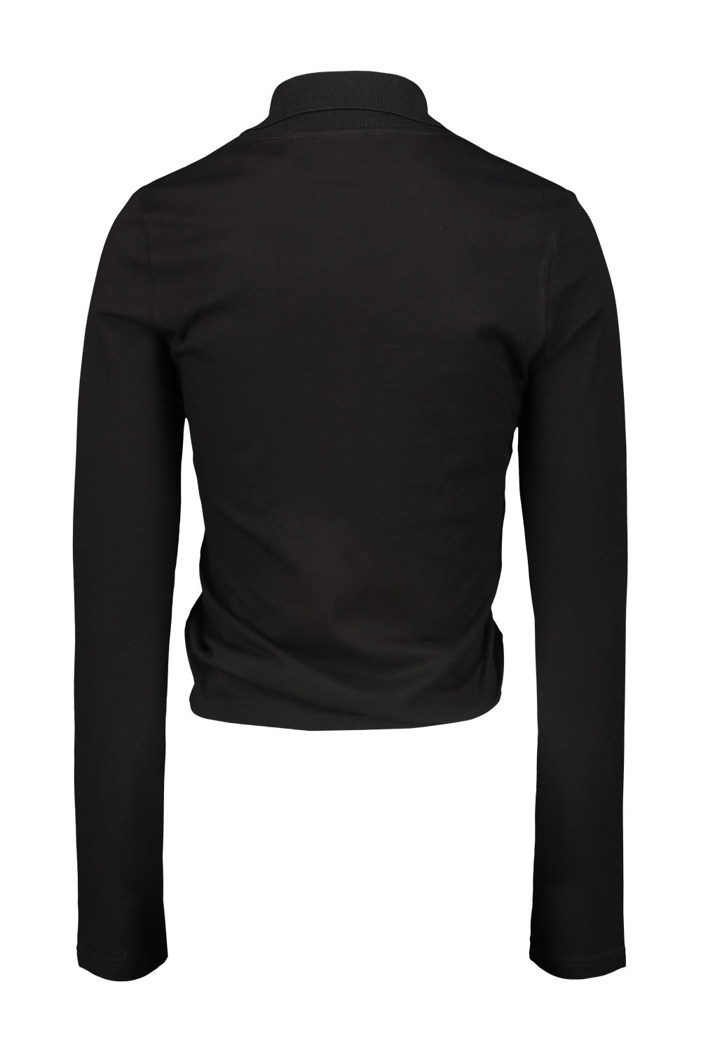 Shop Courrèges Polo Twist Pique Crop