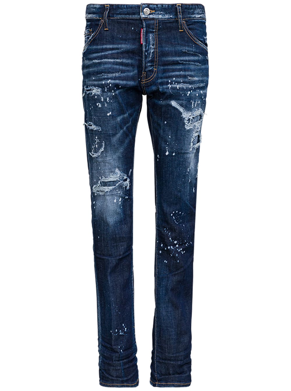 Dsquared2 Denim Jeans With Ripped Details