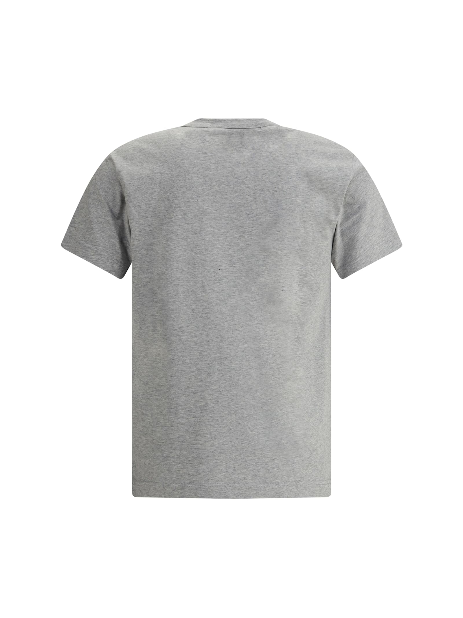 Comme Des Garçons Shirt Logo Print Crewneck T-shirt In Gray