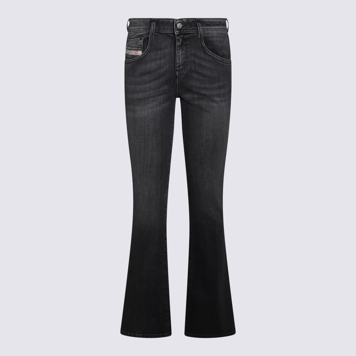 Black Cotton Denim Jeans