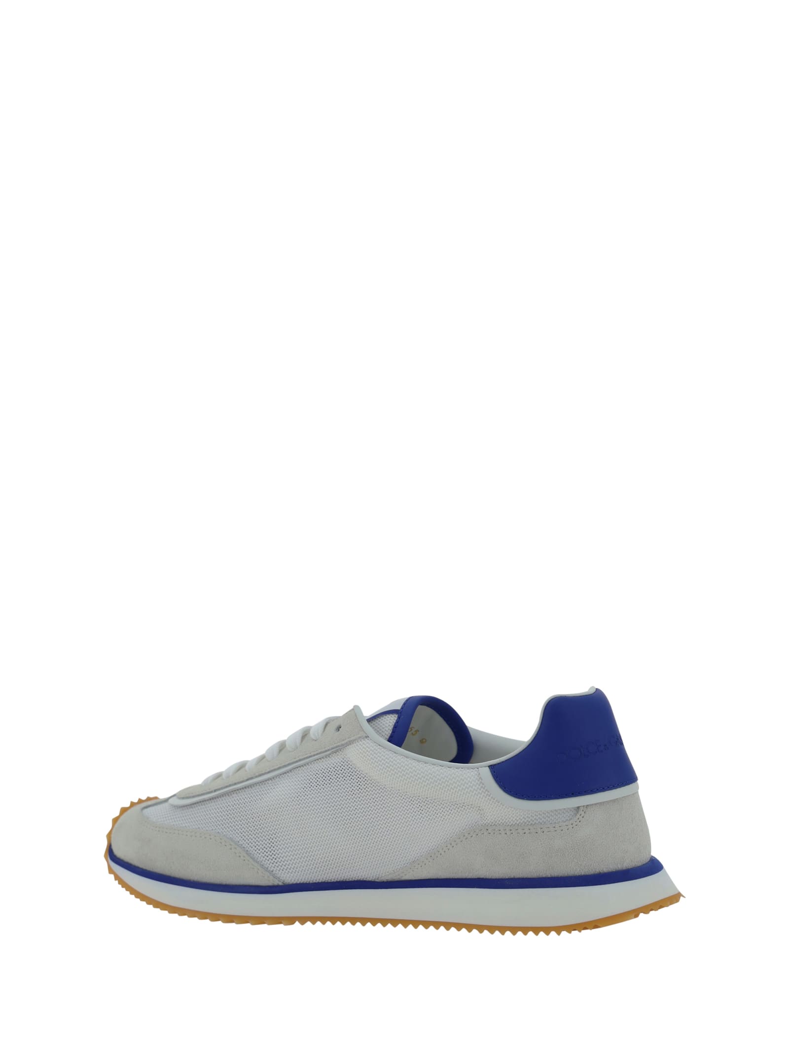 Dolce & Gabbana Sneakers In Bianco/rosso