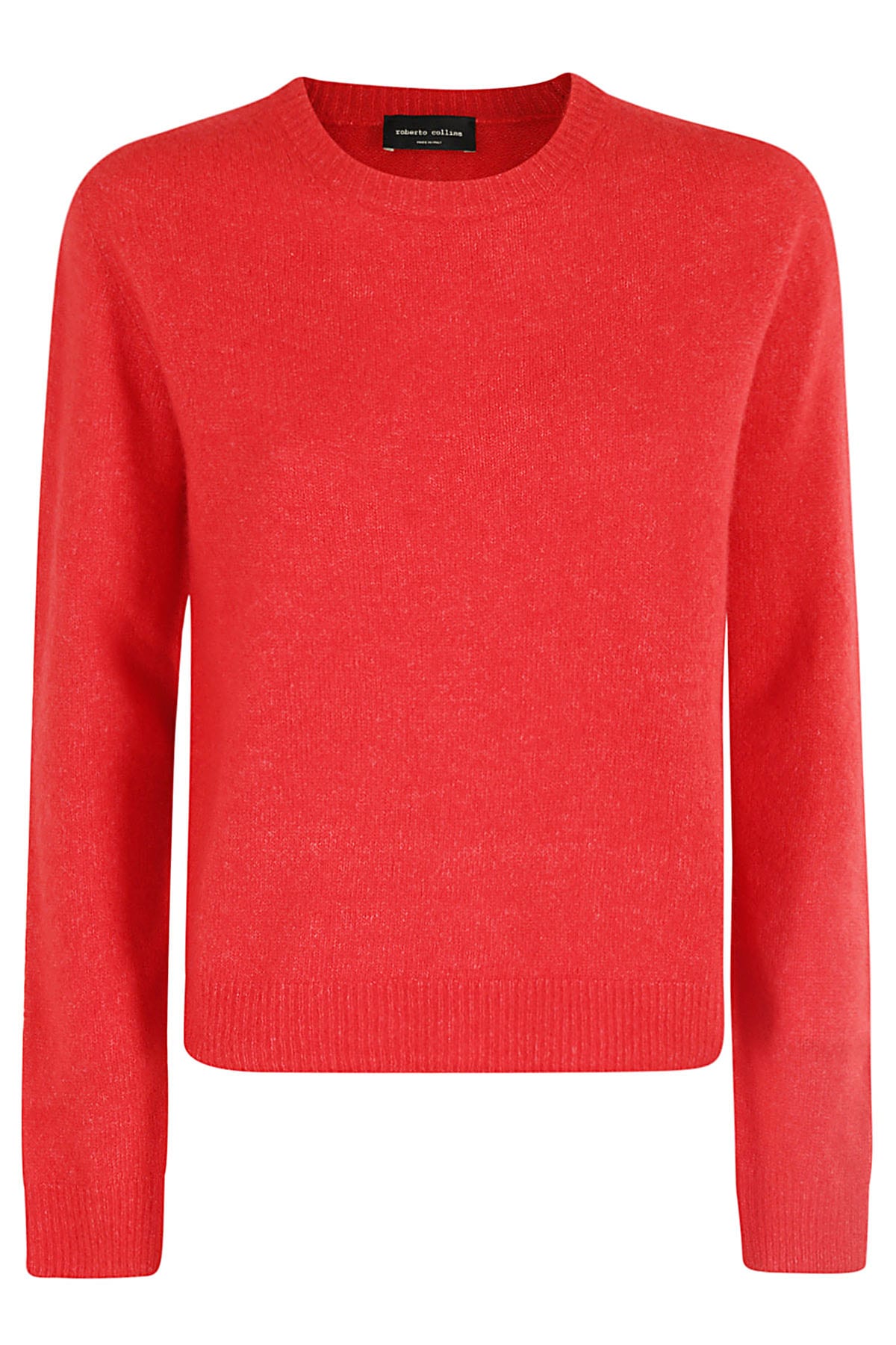 Shop Roberto Collina Girocollo ml In Rosso