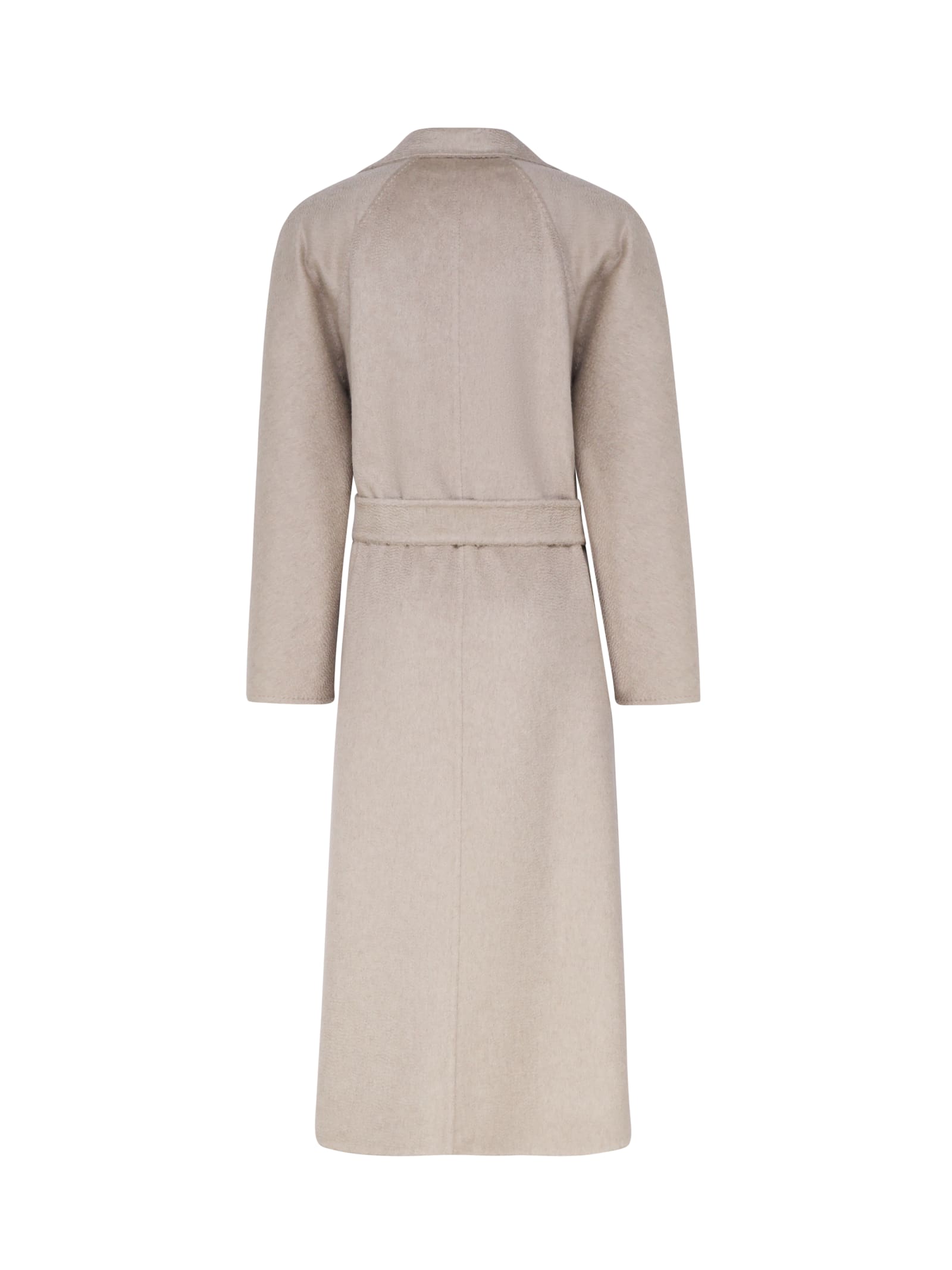 Shop Max Mara Ludlmilla Coat In Cashmere In Neutro