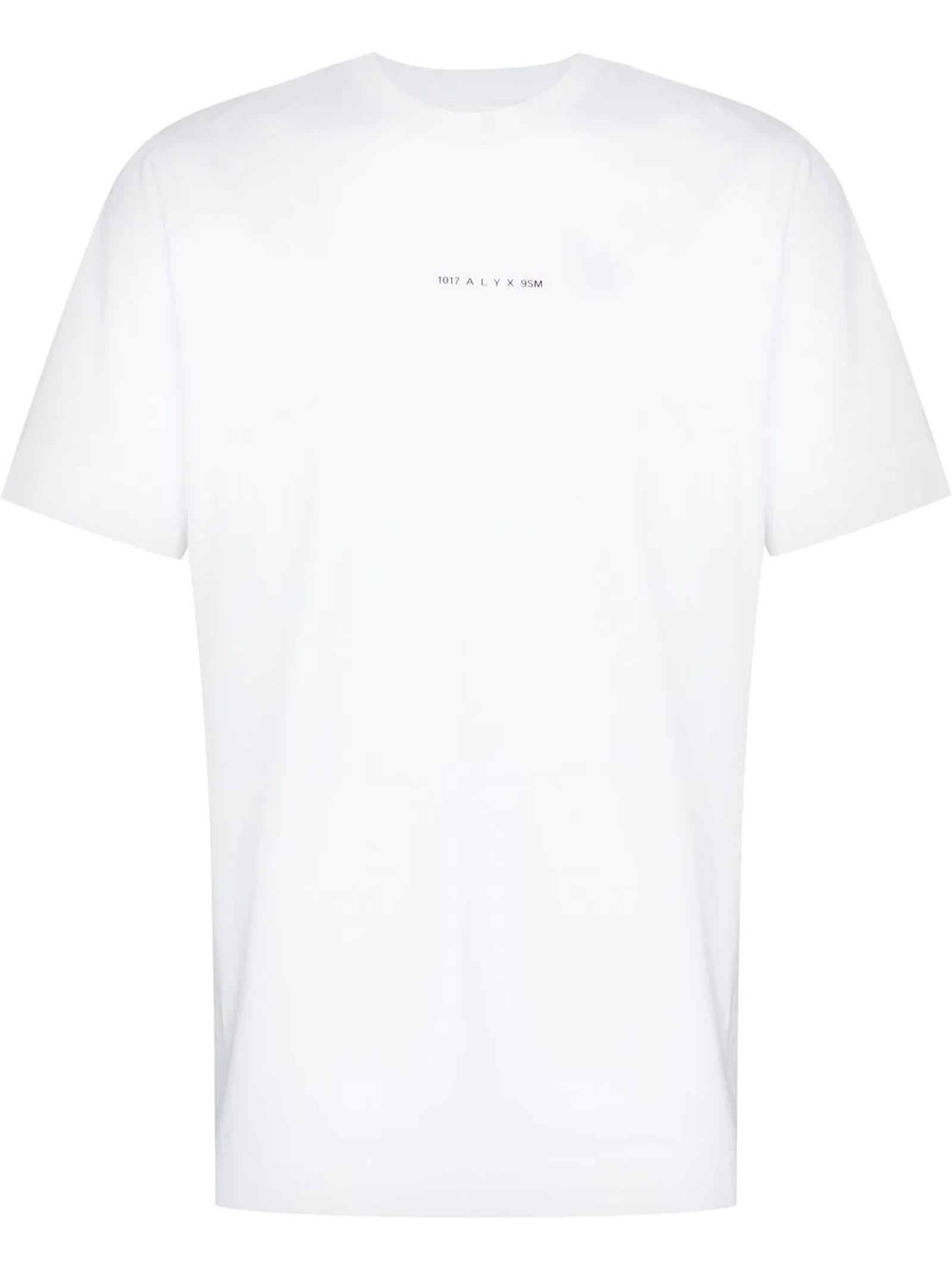 1017 ALYX 9SM White Cotton T-shirt