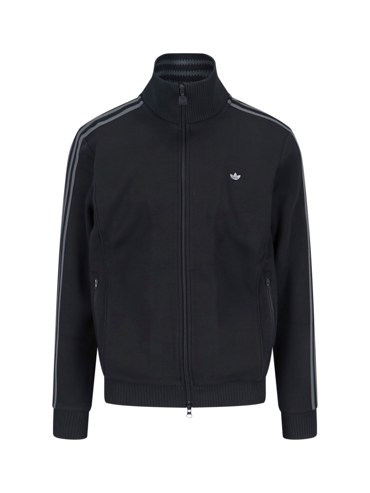 Adidas Originals Track Premium Zip Sweatshirt In Black