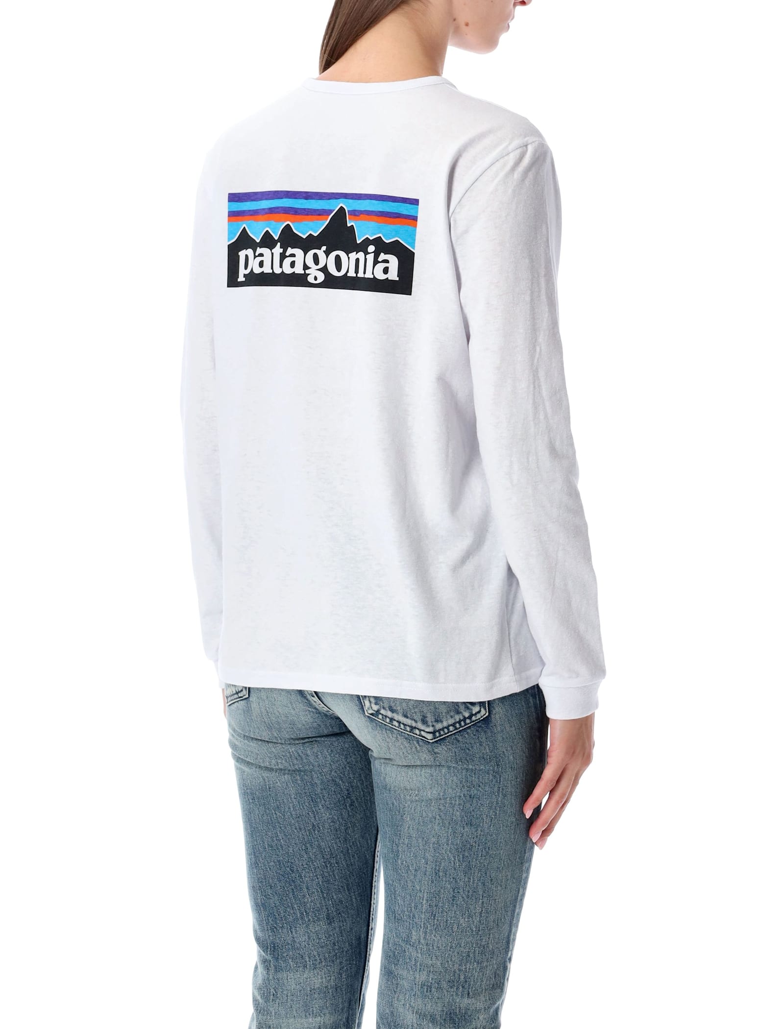Patagonia White Logo T-shirt In White