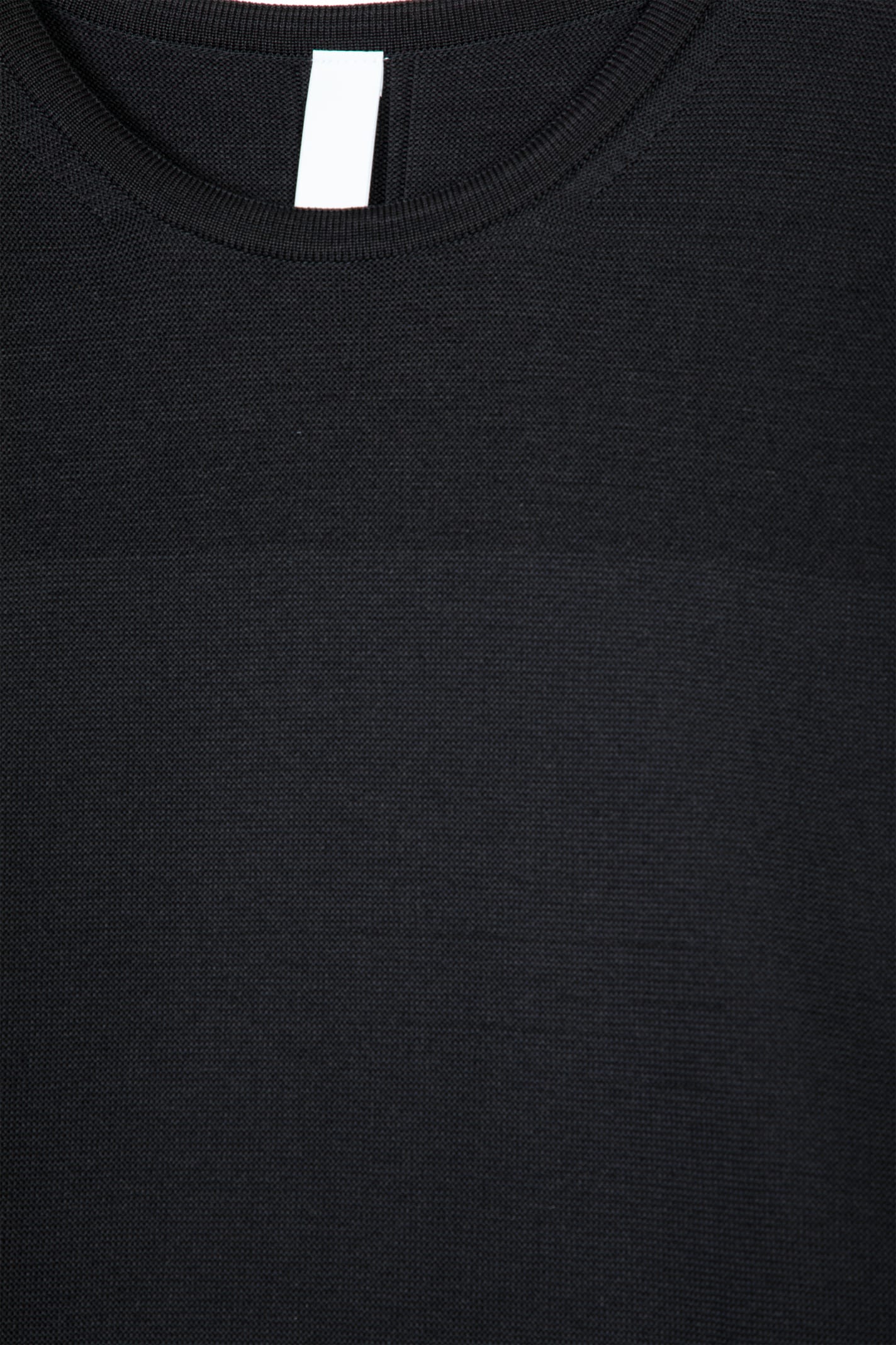 Cfcl Garter Crew Neck Tee 3 Black Knitted T-shirt - Garter Crew