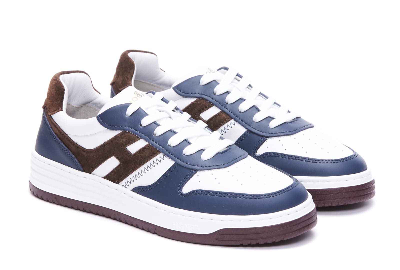 Shop Hogan H630 Sneakers In Z Bianco Blu