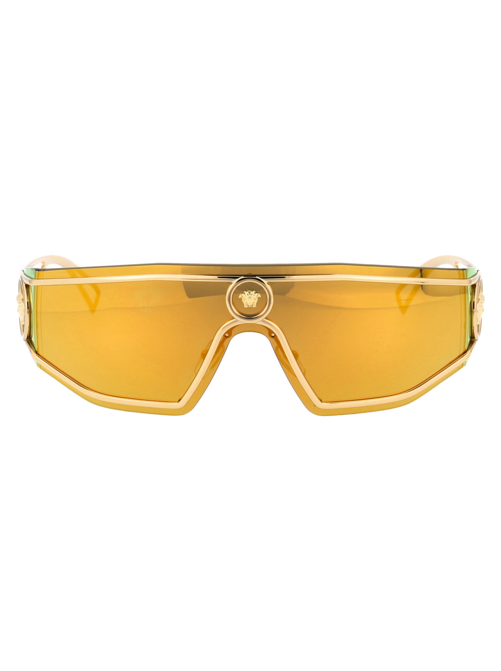Shop Versace 0ve2226 Sunglasses In 10027p Gold