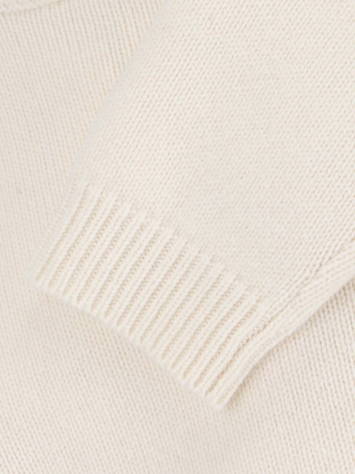 Shop Studio Nicholson Basic Sweater Hemyl In Crema