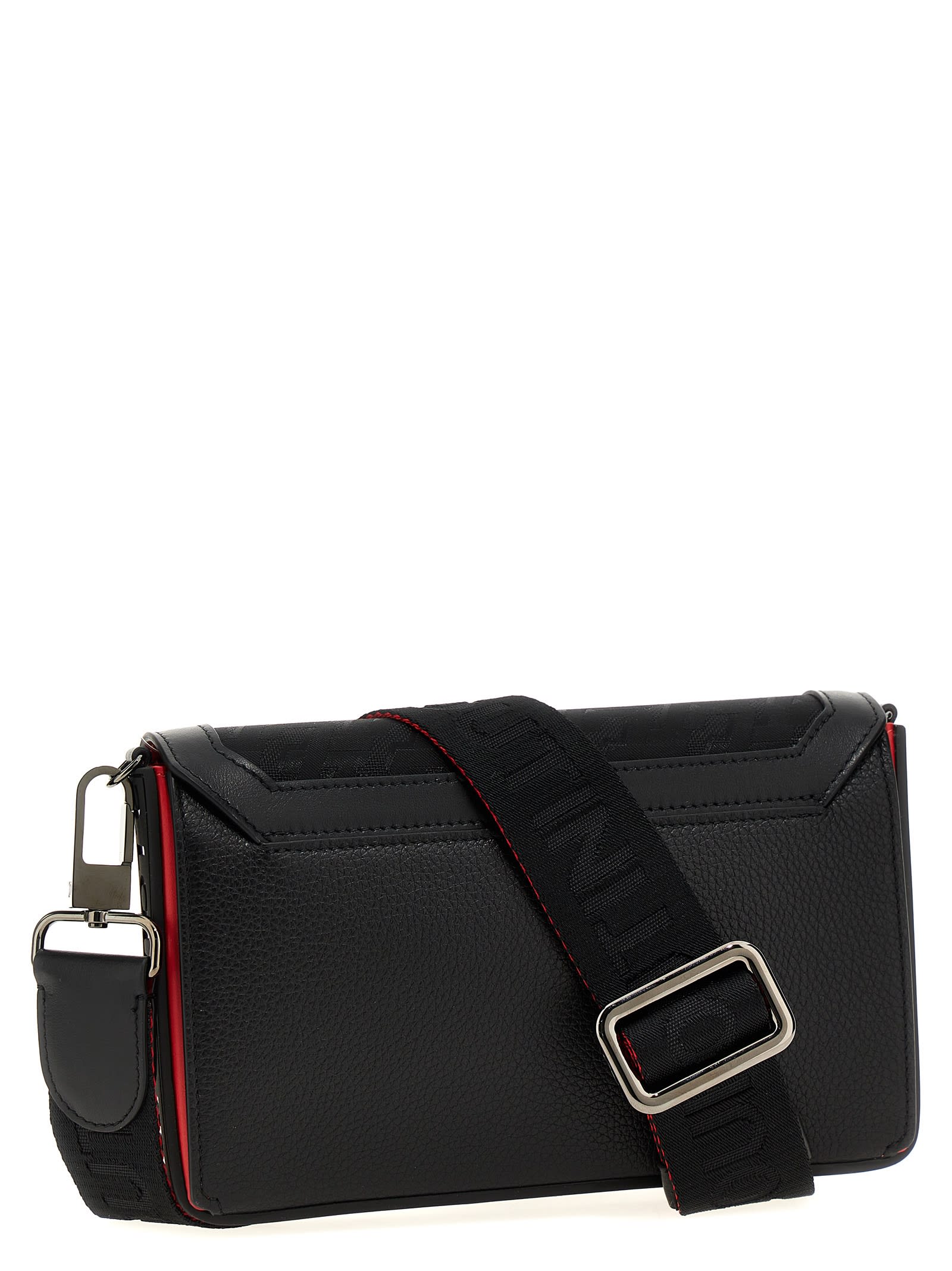 Christian Louboutin black Explorafunk Leather Wallet