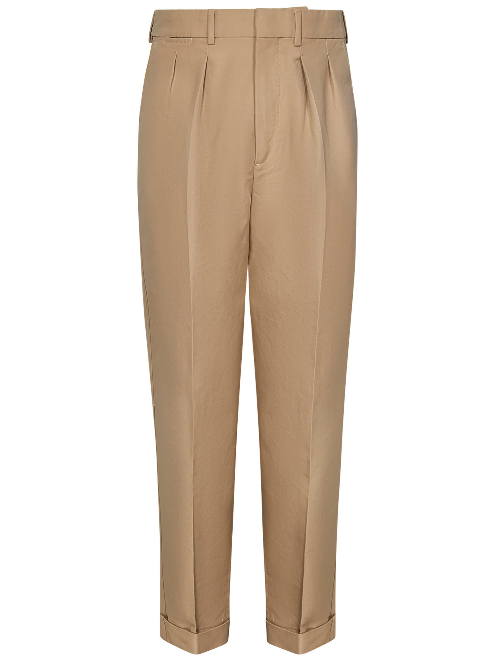 Shop Tom Ford Trousers In Beige