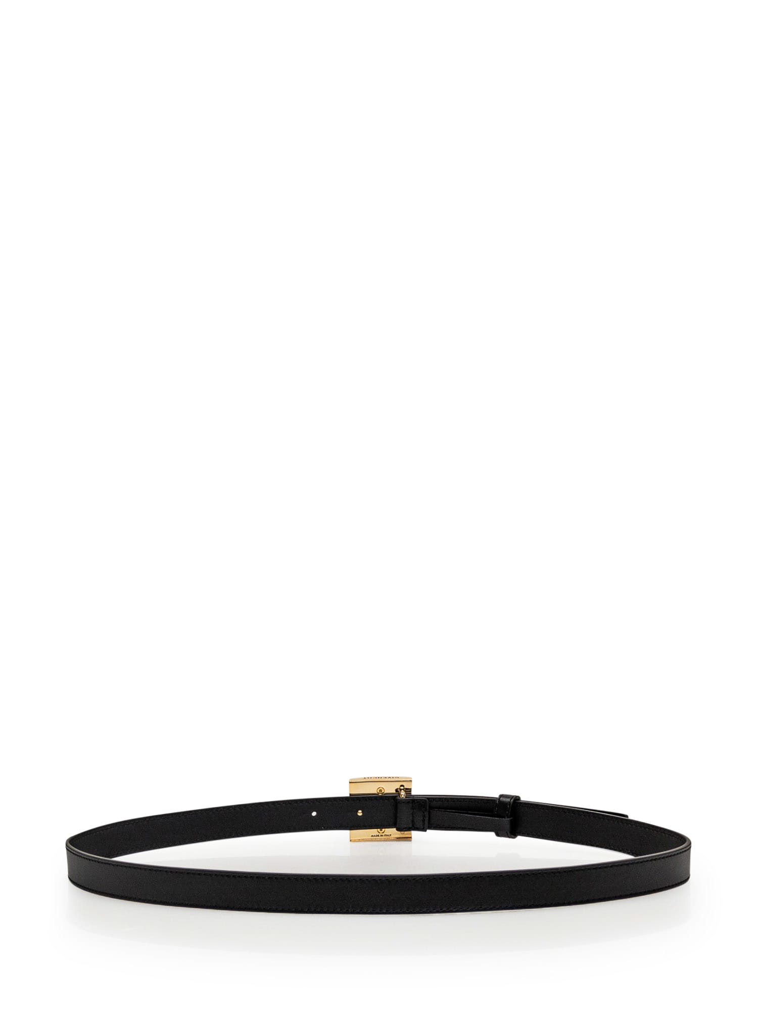 Shop Givenchy 4g Belt In Nero