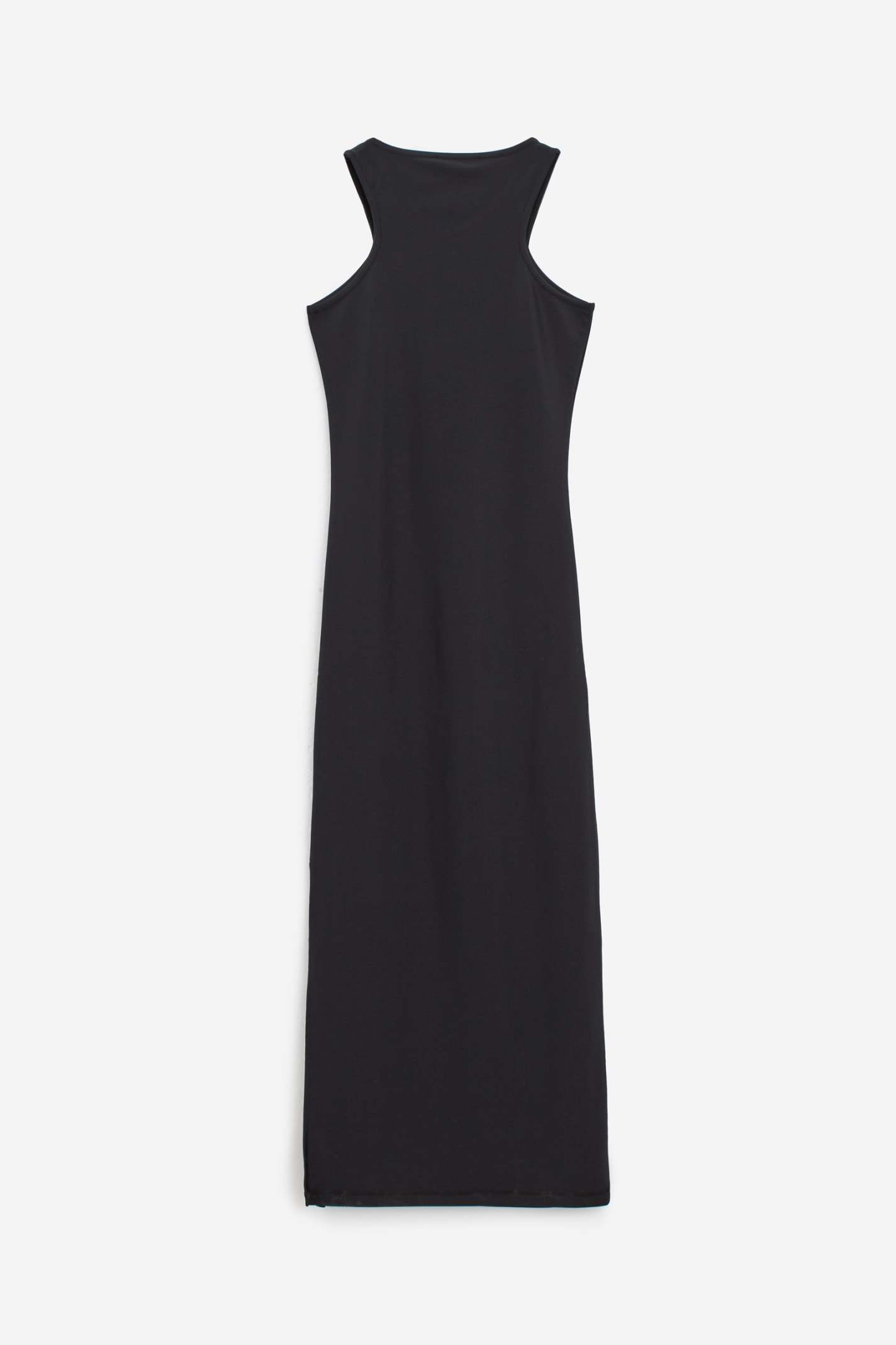 Shop Coperni Knitted Tank Top Dress In Black