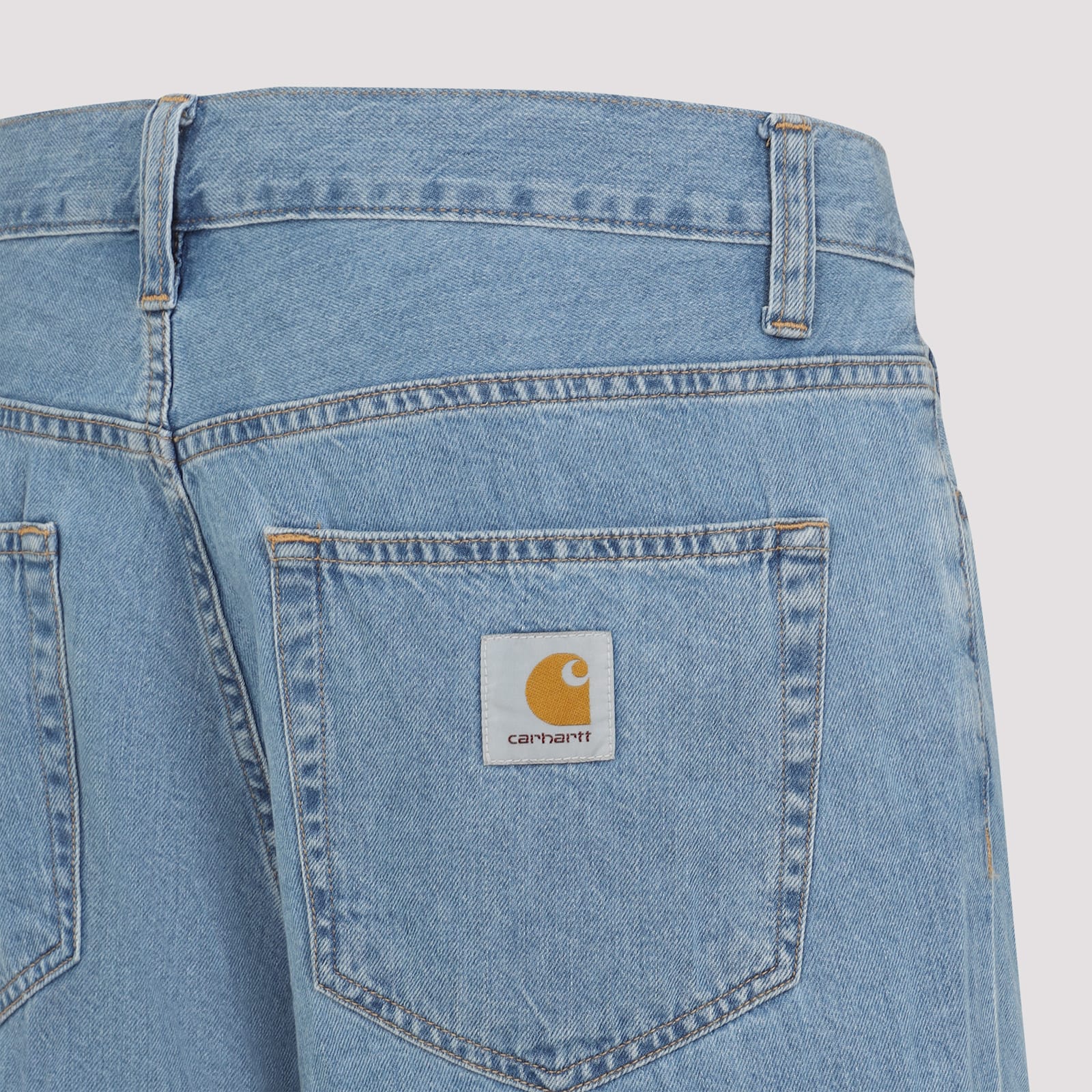 Carhartt Loose Tapered Fit 5-pockets Trousers In Blue