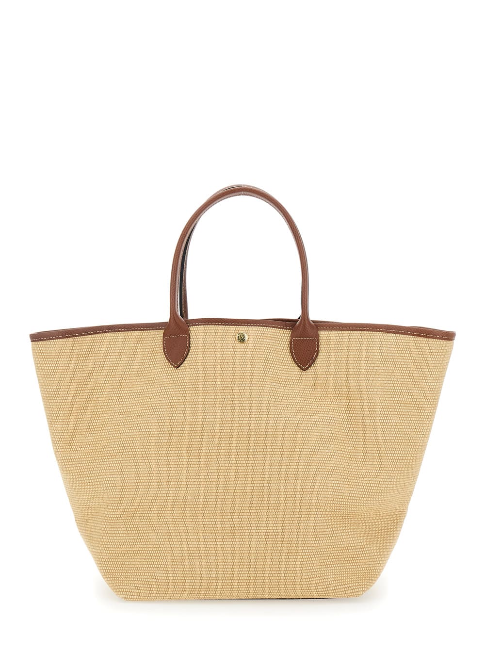 Shop Longchamp Le Panier Pliage L Handbag In Brown