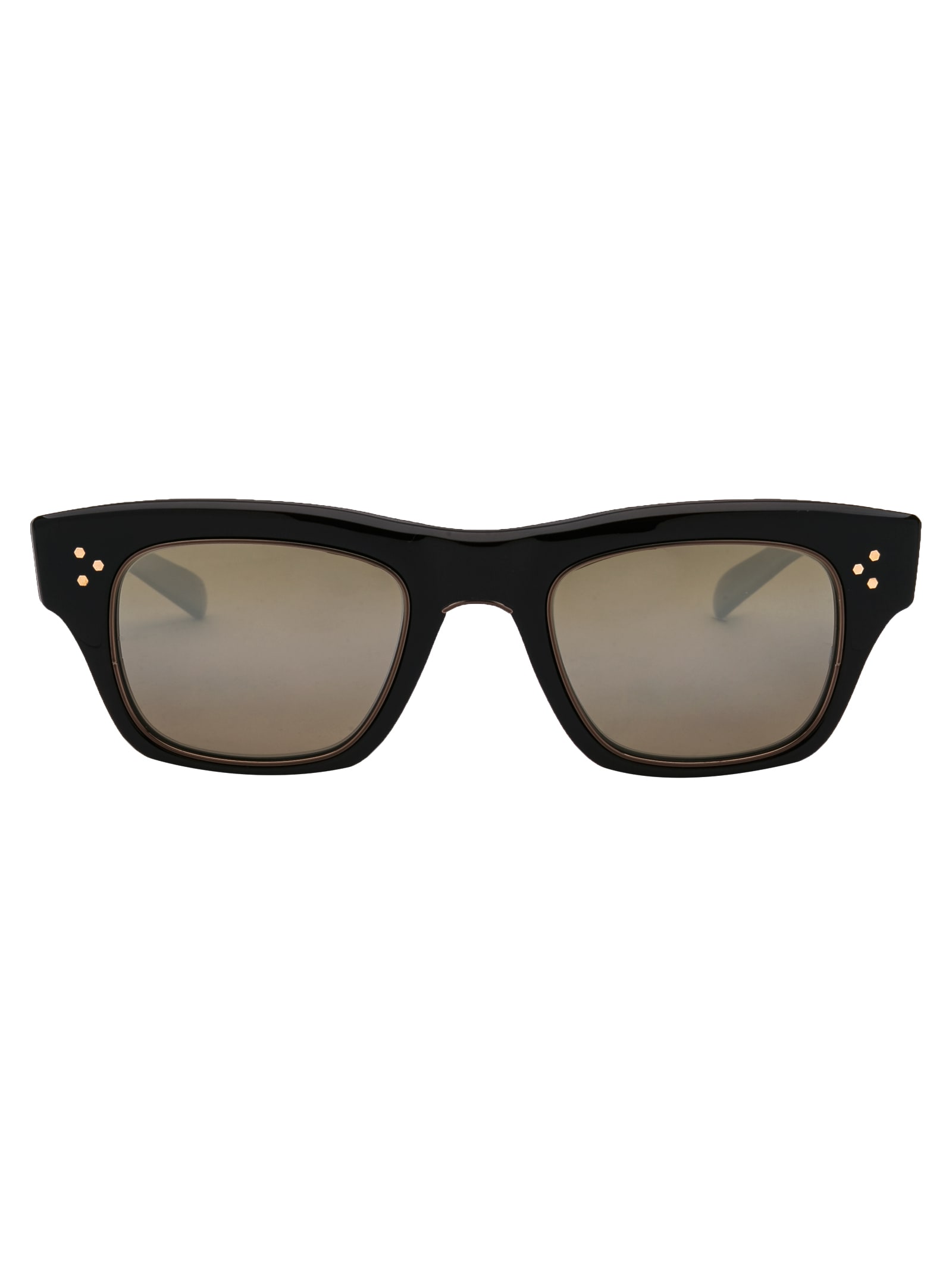 Garrett Leight Go S 48 Sunglasses In Cgnac-cg/smkyglssplr