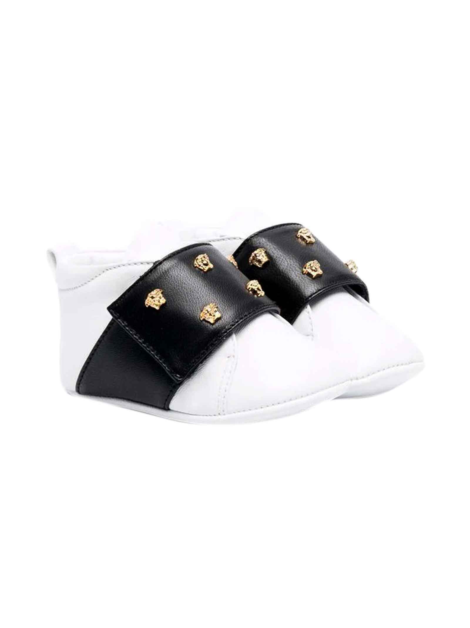 Versace First Steps Shoes With Medusa Motif Kids