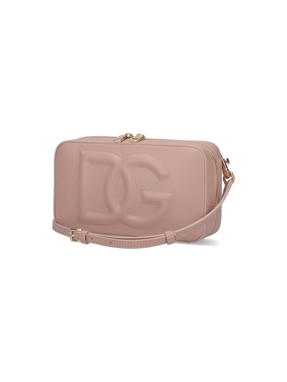 Shop Dolce & Gabbana Logo Shoulder Bag In Pink