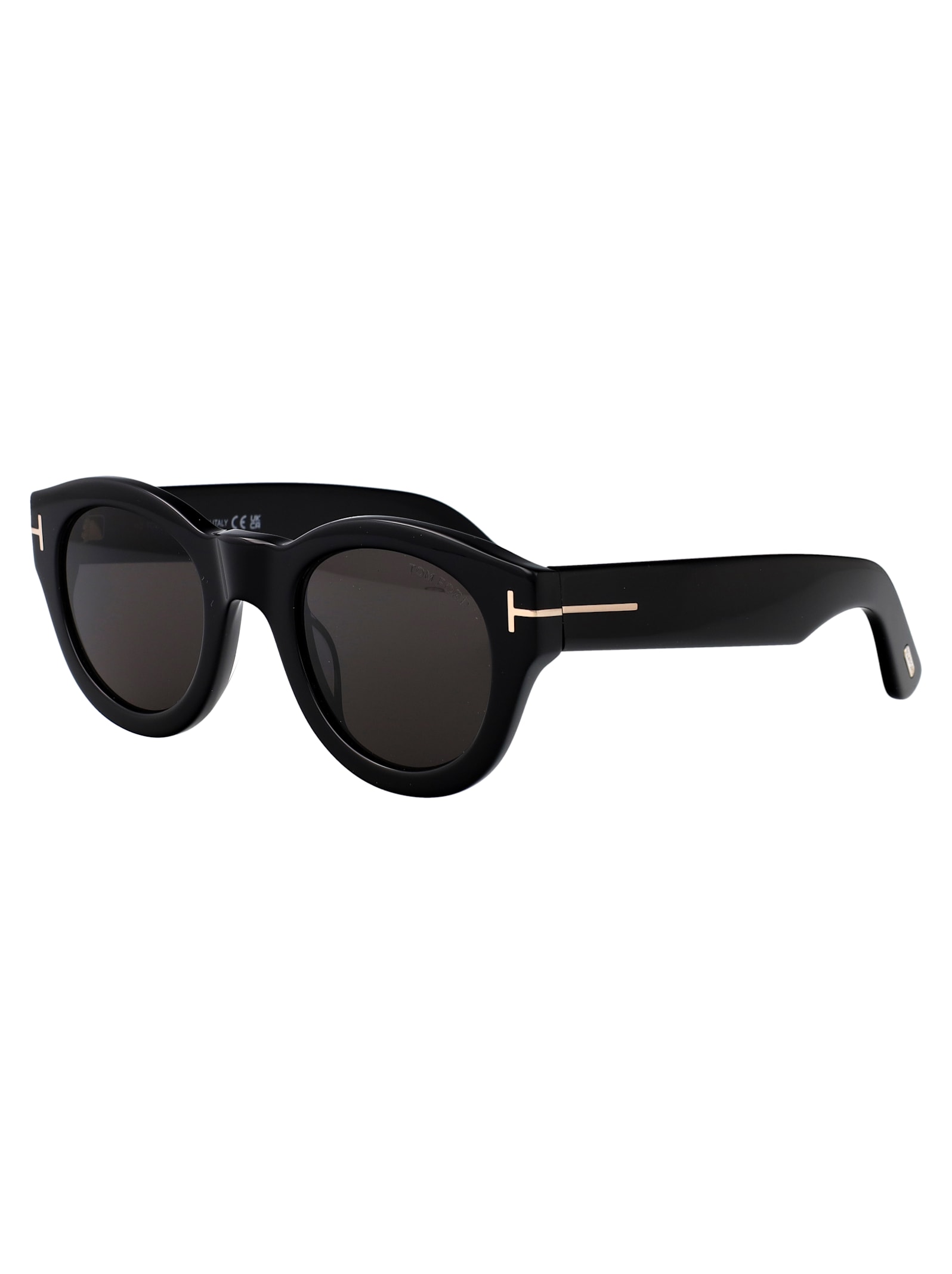 Tom Ford Lucinda Ft1212 01a In Nero Lucido / Fumo