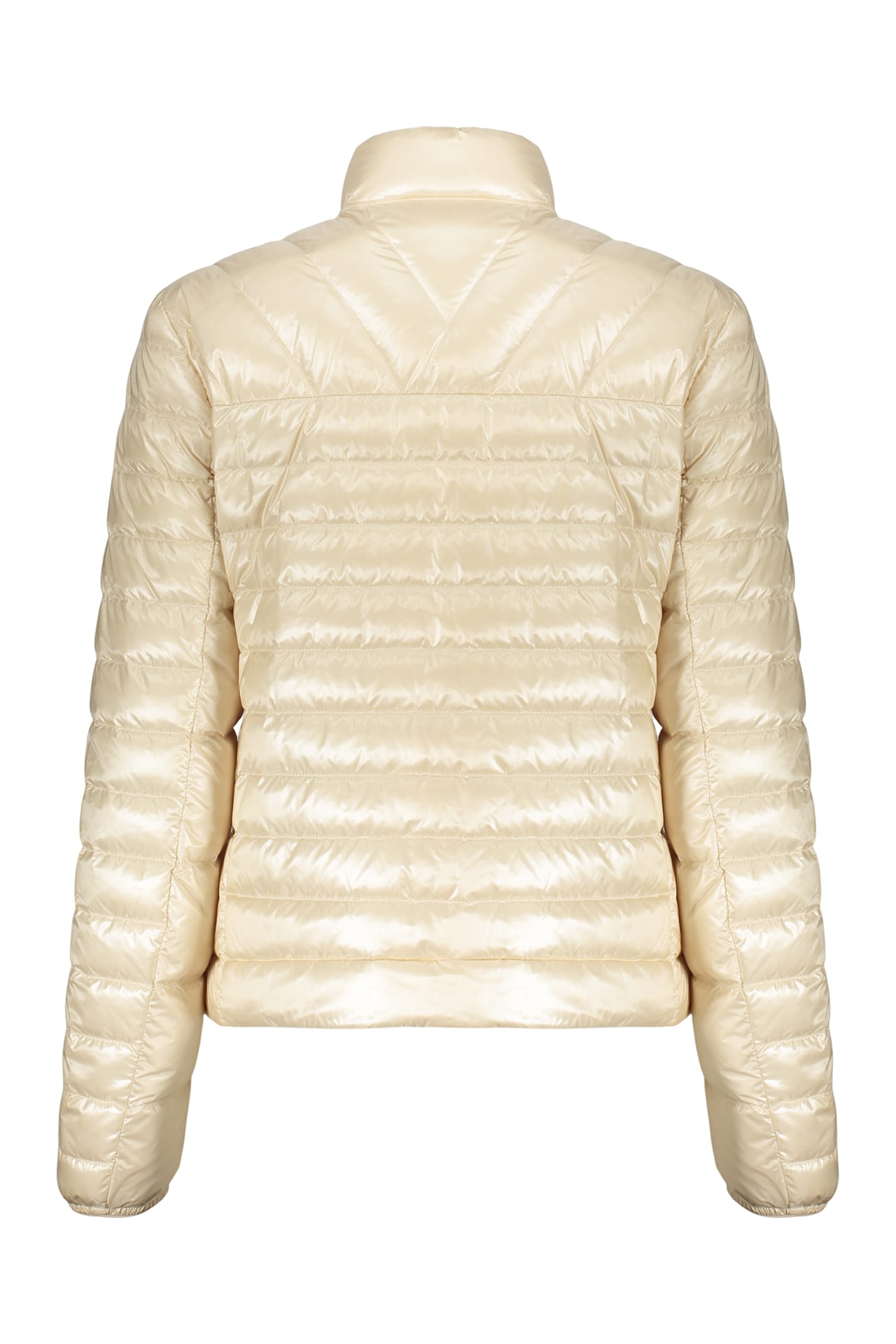 Parajumpers Lightweight Cream Quilted Jacket With Zip In White