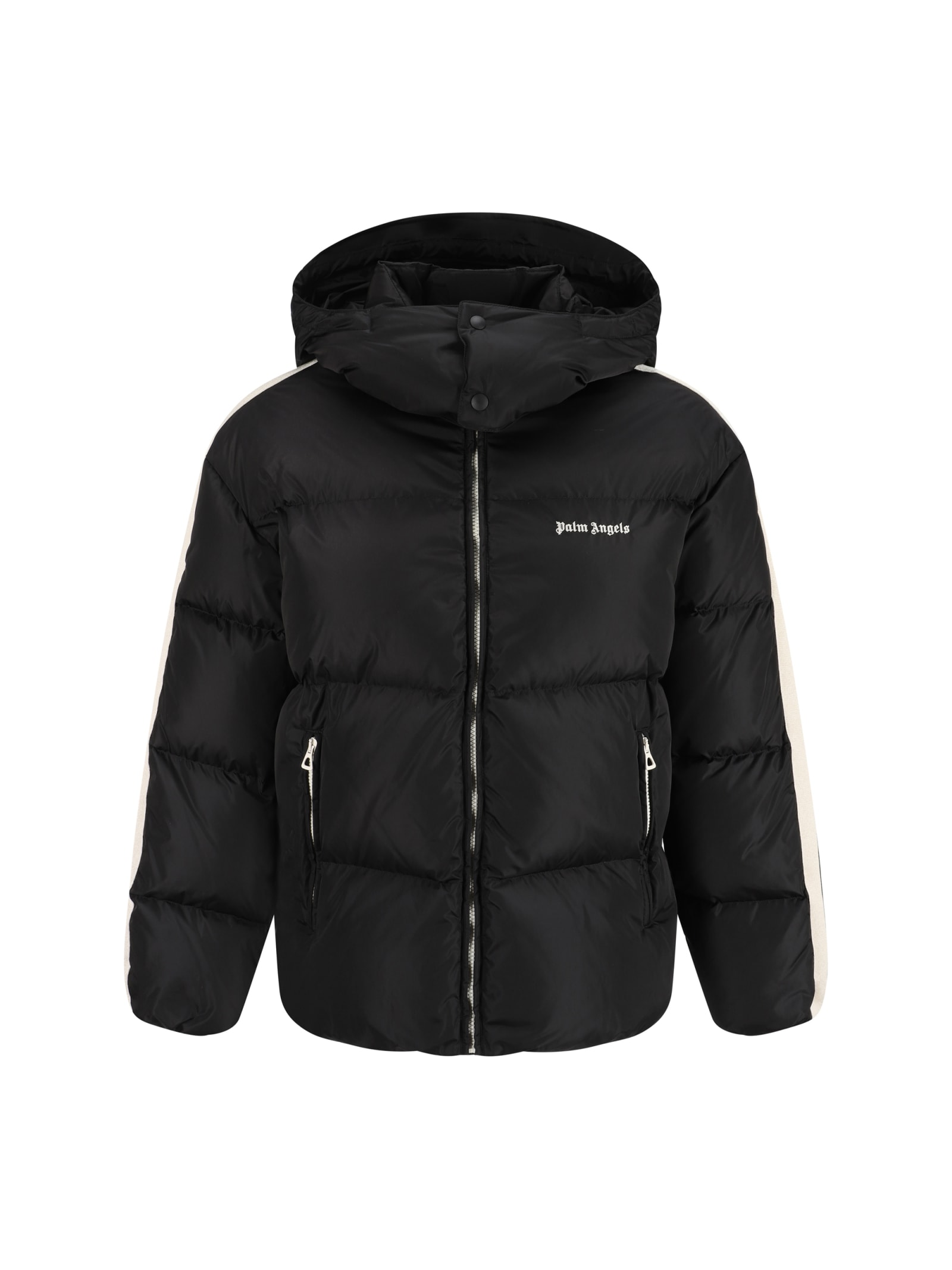 Shop Palm Angels Down Jacket In Black