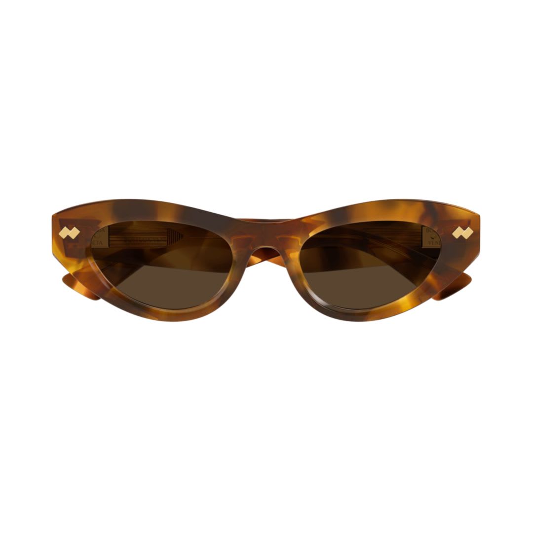 Bottega Veneta Bv1350s002-havana-havana-brown In Brown