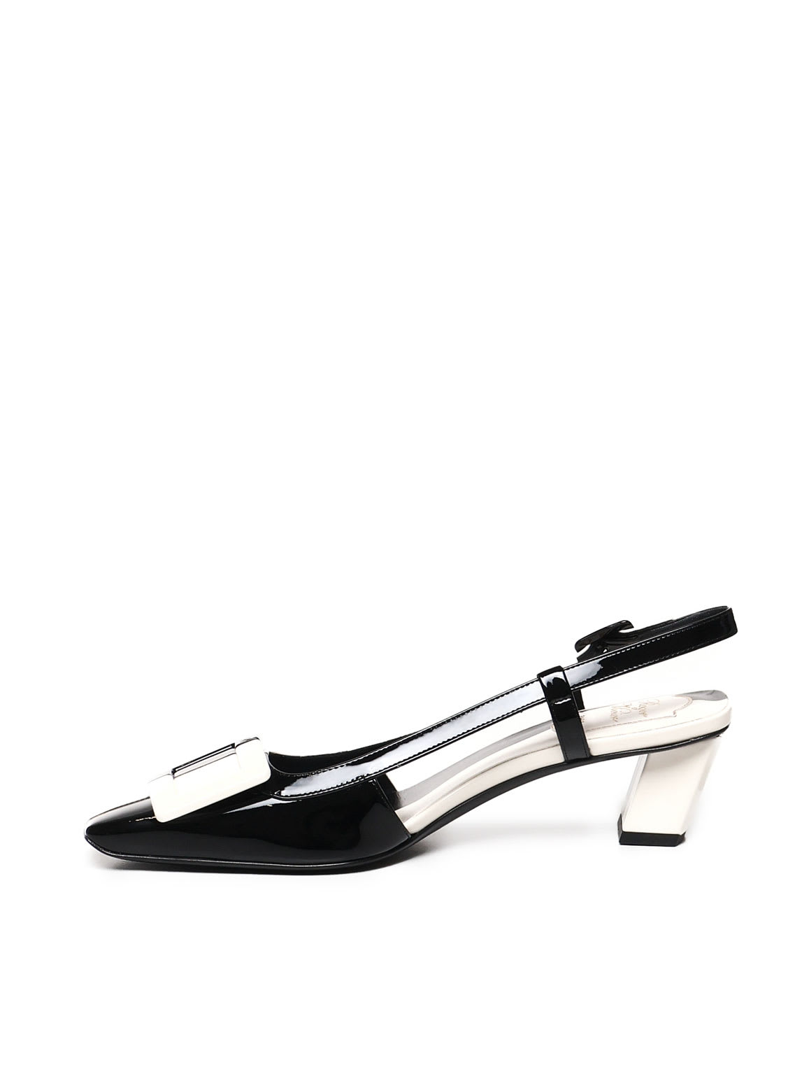 Shop Roger Vivier La Belle Vivier In Black, White