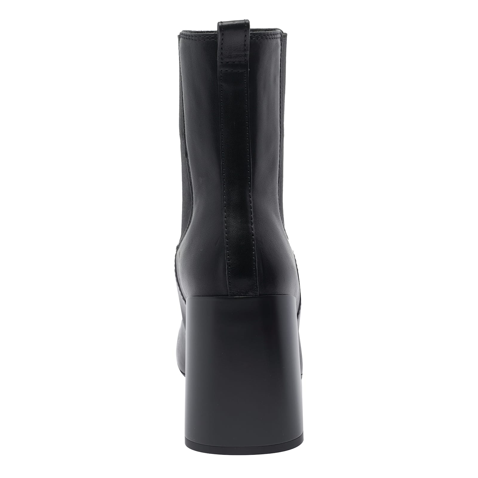 Hogan Pump Booties With Block Heel And Elastic Side Panels In Black