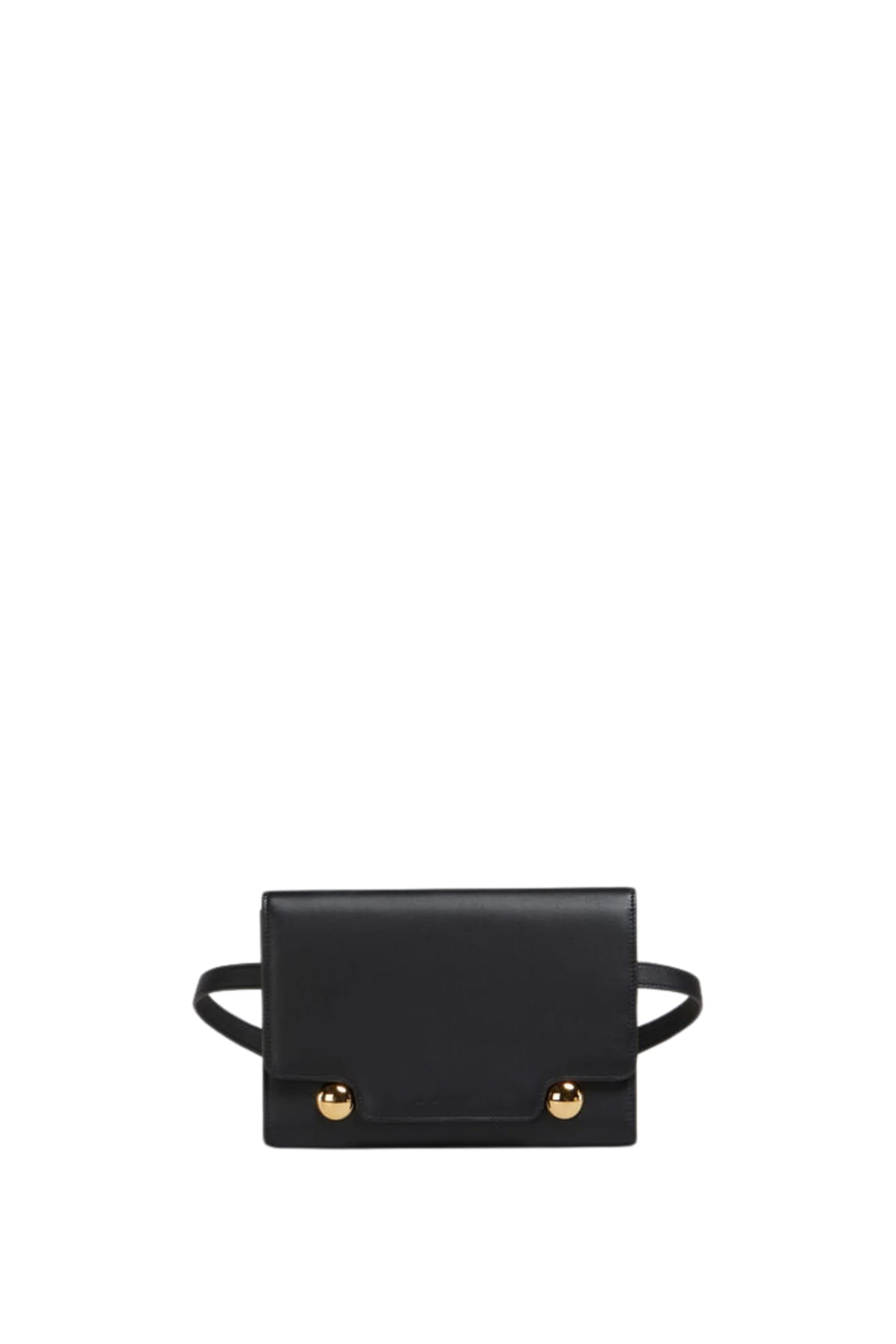 Shop Marni Shoulder Bag In Black